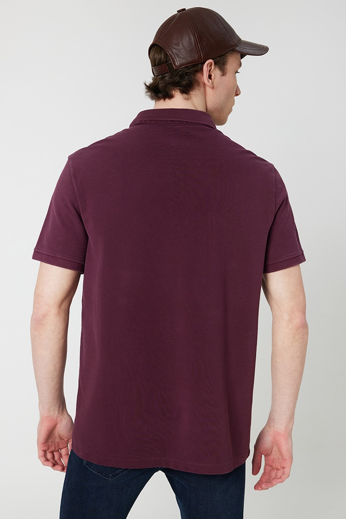 Loft Regular Fit Erkek Polo Yaka Tişört LF2026827 Bordo
