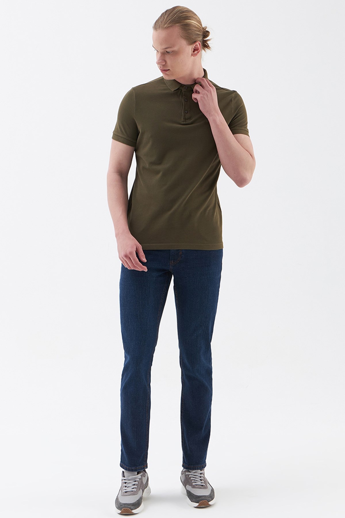 Loft Regular Fit Erkek Polo Yaka Tişört LF2026827 Haki