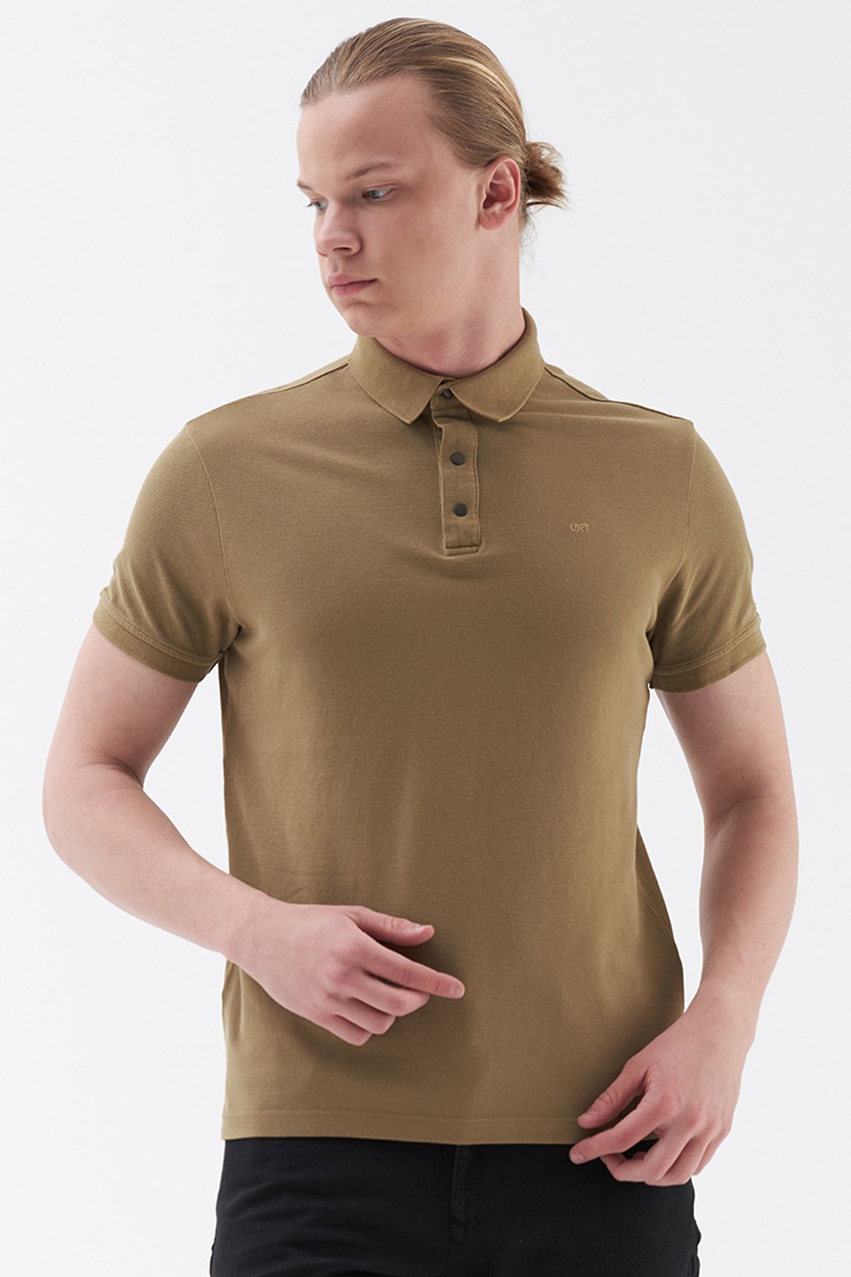 Loft Regular Fit Erkek Polo Yaka Tişört LF2026827 Turuncu