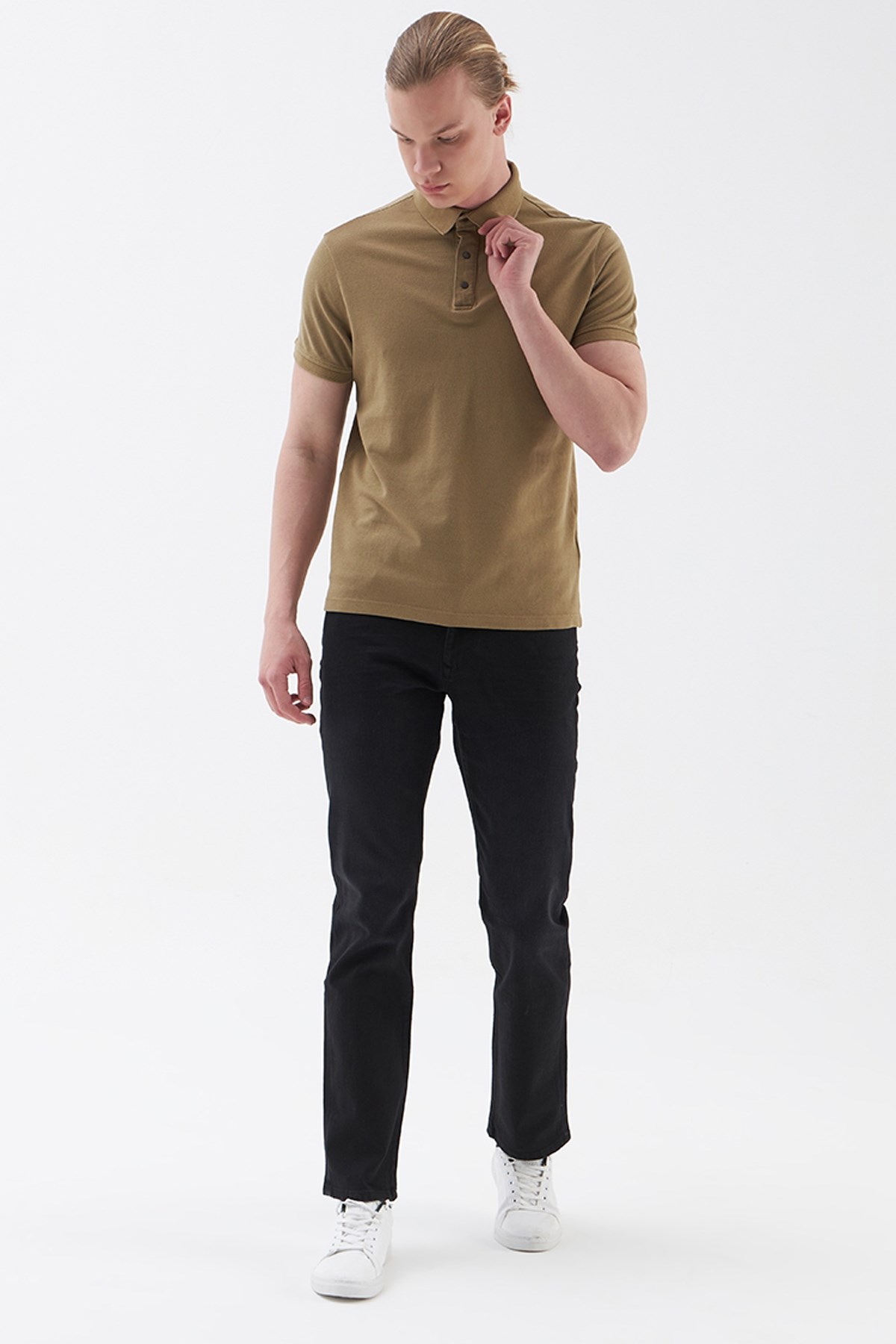 Loft Regular Fit Erkek Polo Yaka Tişört LF2026827 Turuncu