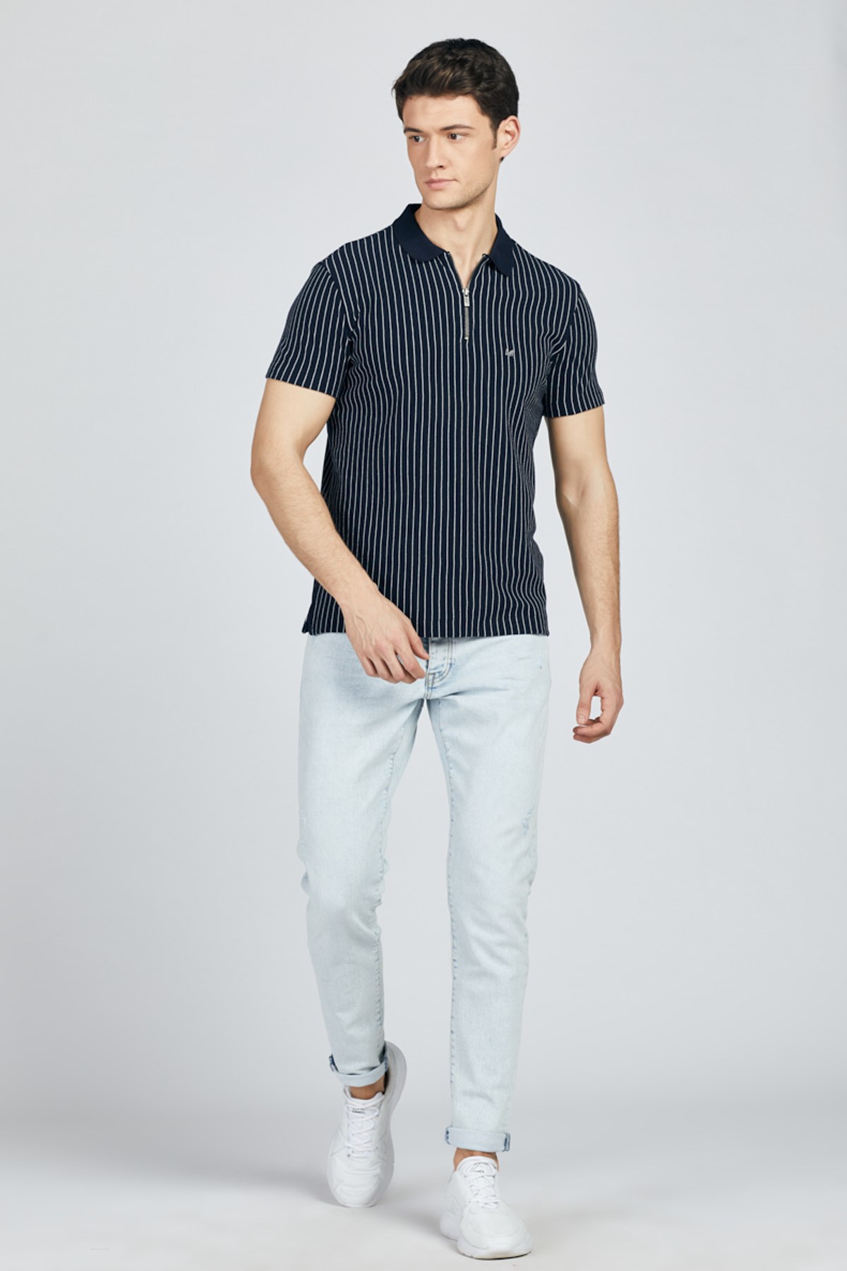 Loft Erkek Polo Yaka Tişört LF2026834 Lacivert