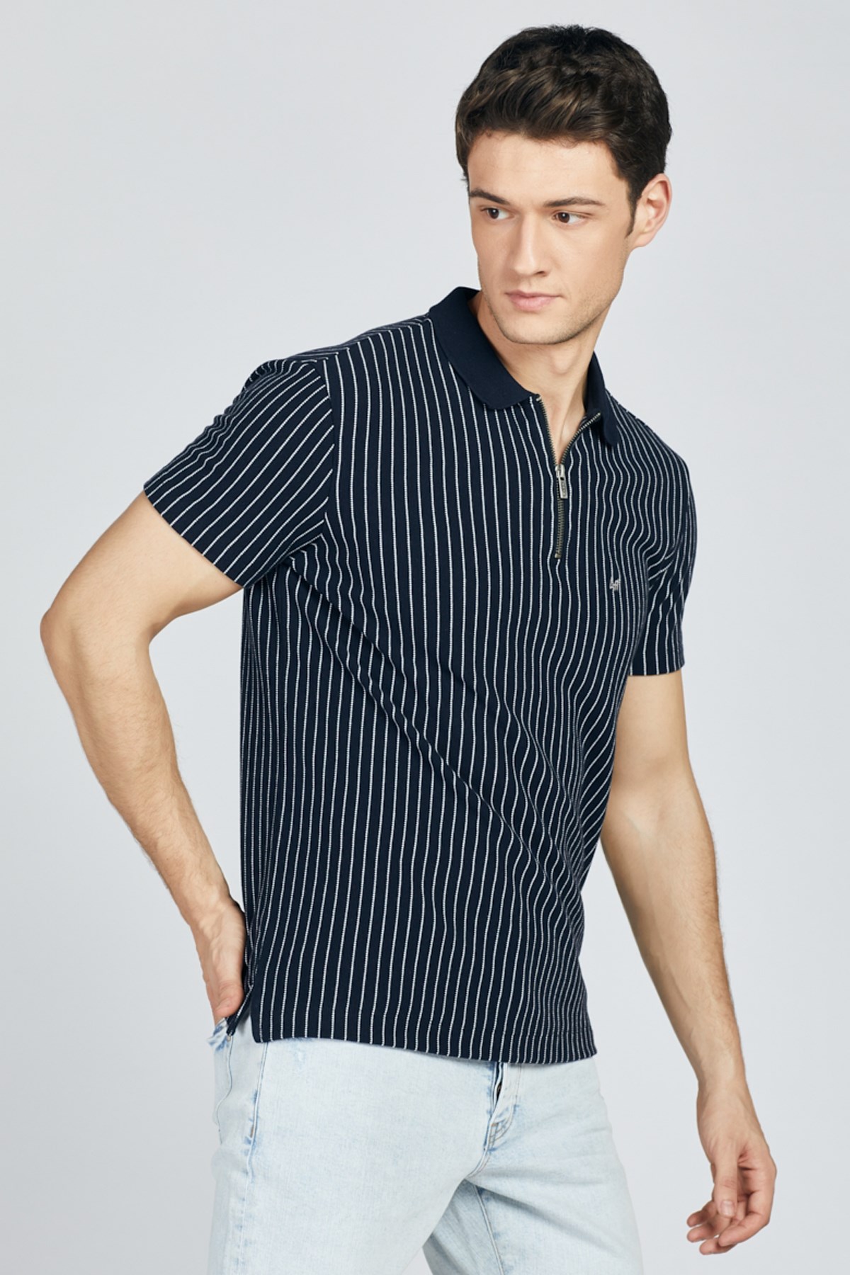 Loft Erkek Polo Yaka Tişört LF2026834 Lacivert