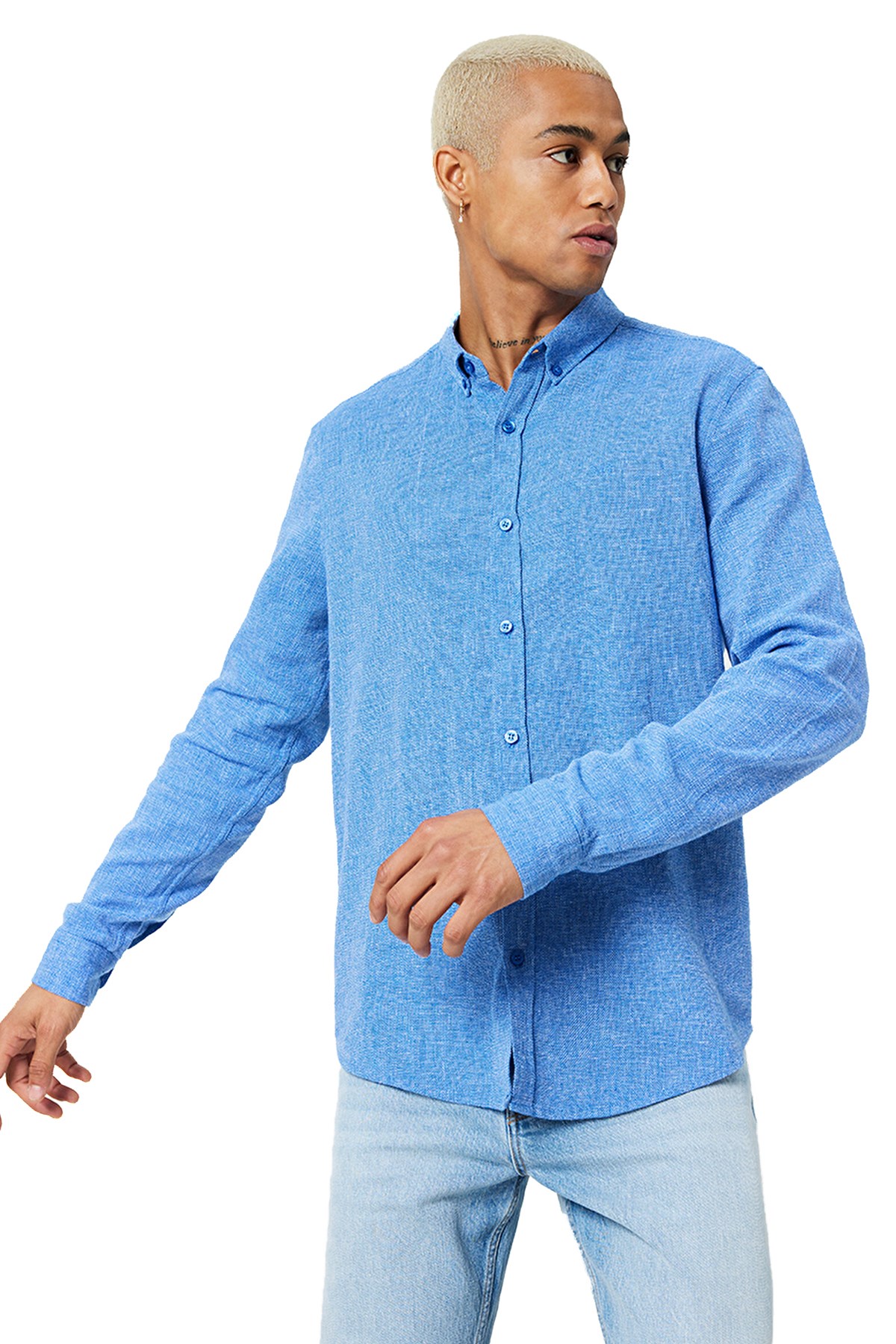 Loft  Erkek Gömlek LF2027070 Mavi