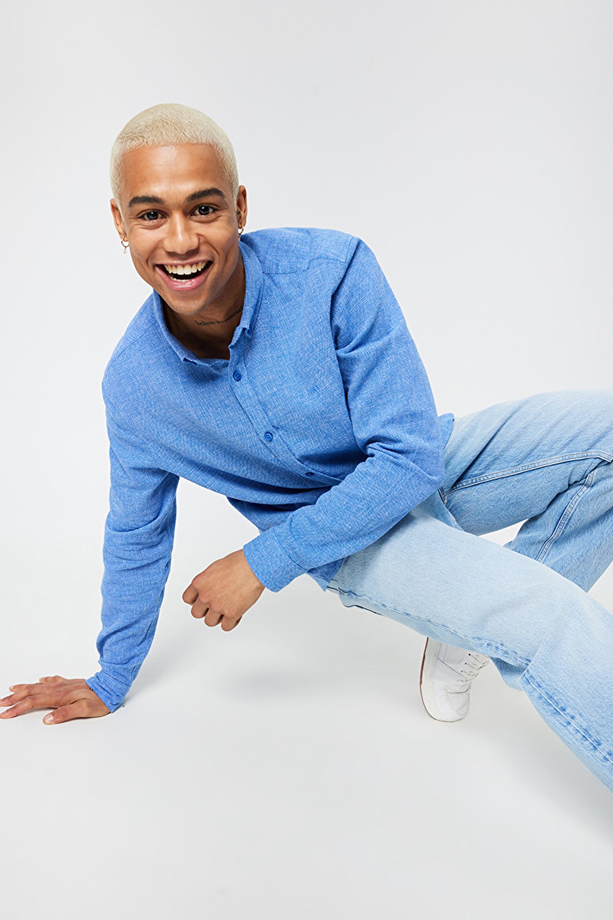 Loft  Erkek Gömlek LF2027070 Mavi