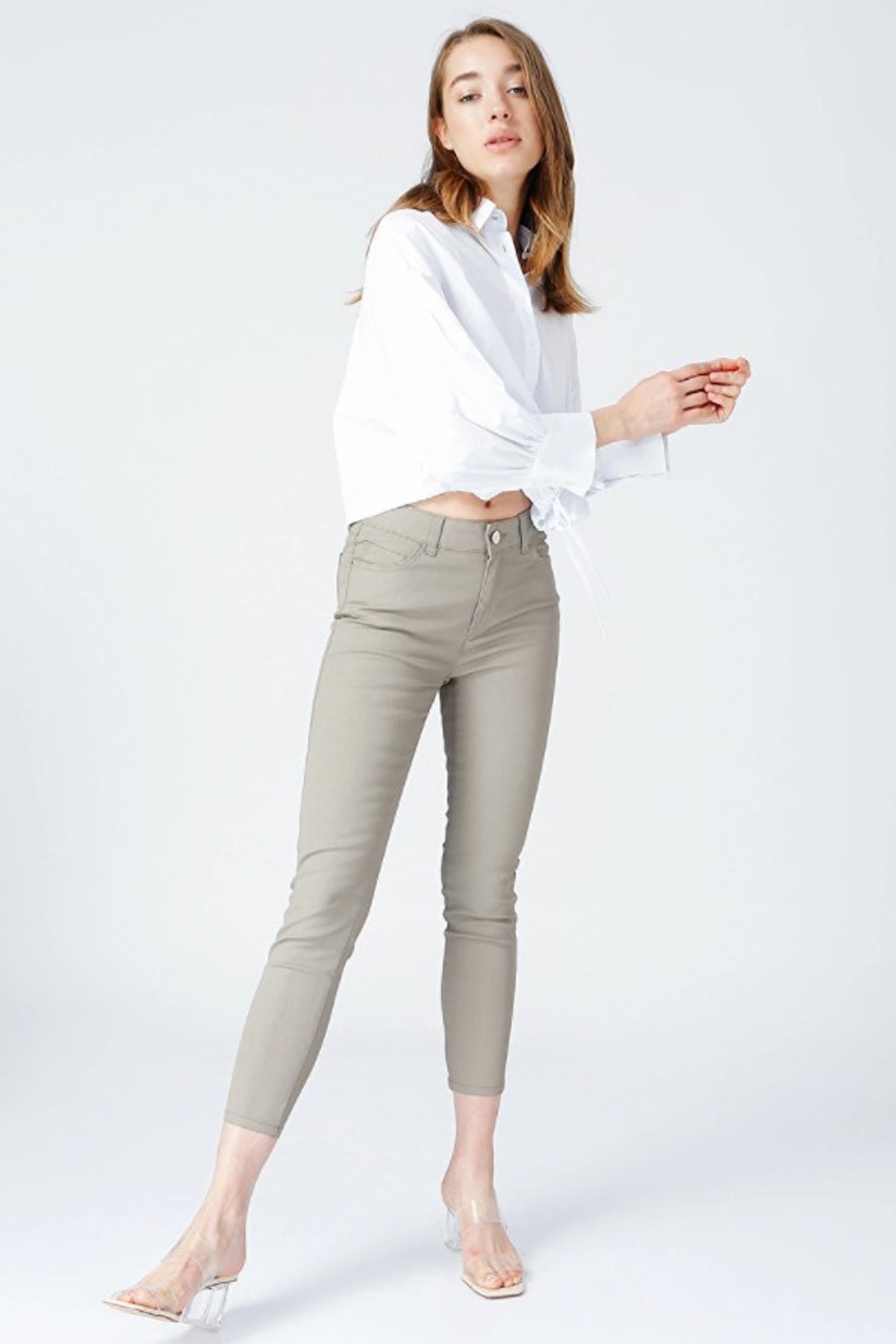 Loft  Kadın Gömlek LF2027224 Beyaz