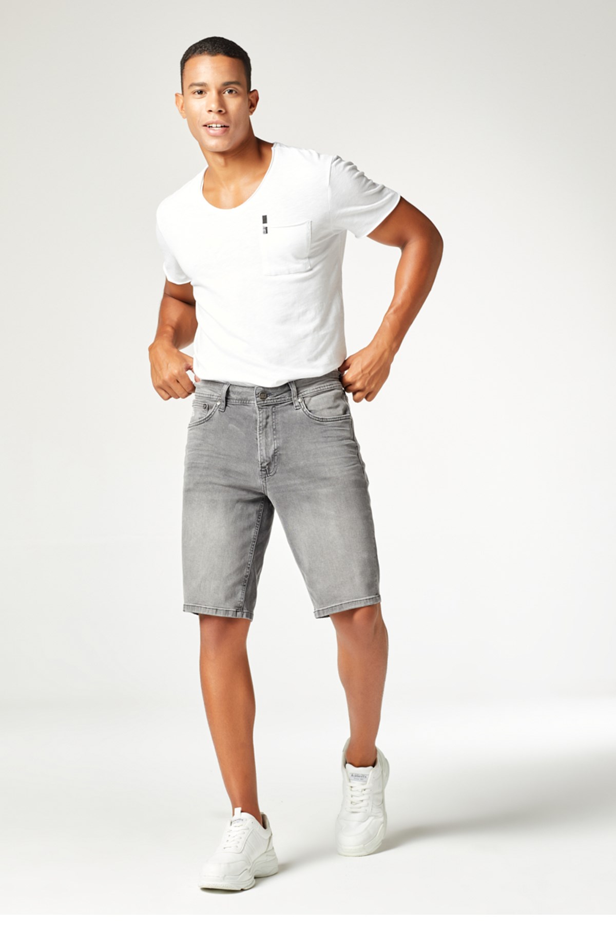 Loft Slim Fit Uther Erkek Kot Şort LF2027397 Standart