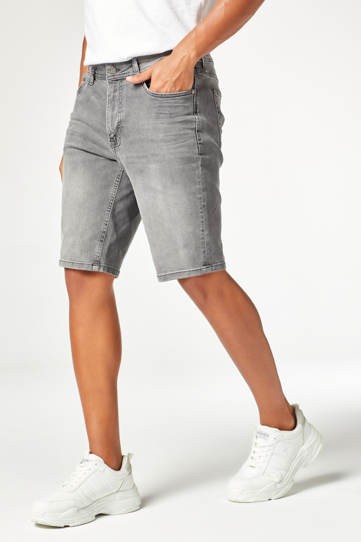 Loft Slim Fit Uther Erkek Kot Şort LF2027397 Standart