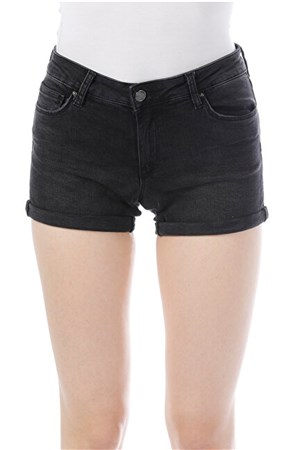 Loft Aida Black Wash Kadın Şort LF2027398