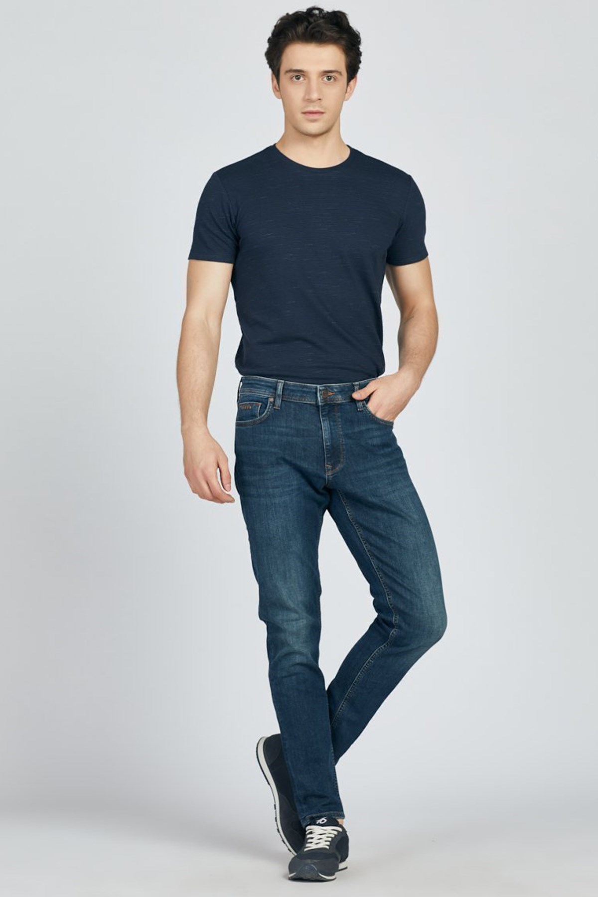 Loft Ricardo Faryer Wash Erkek Kot Pantolon LF2027438 Mavi