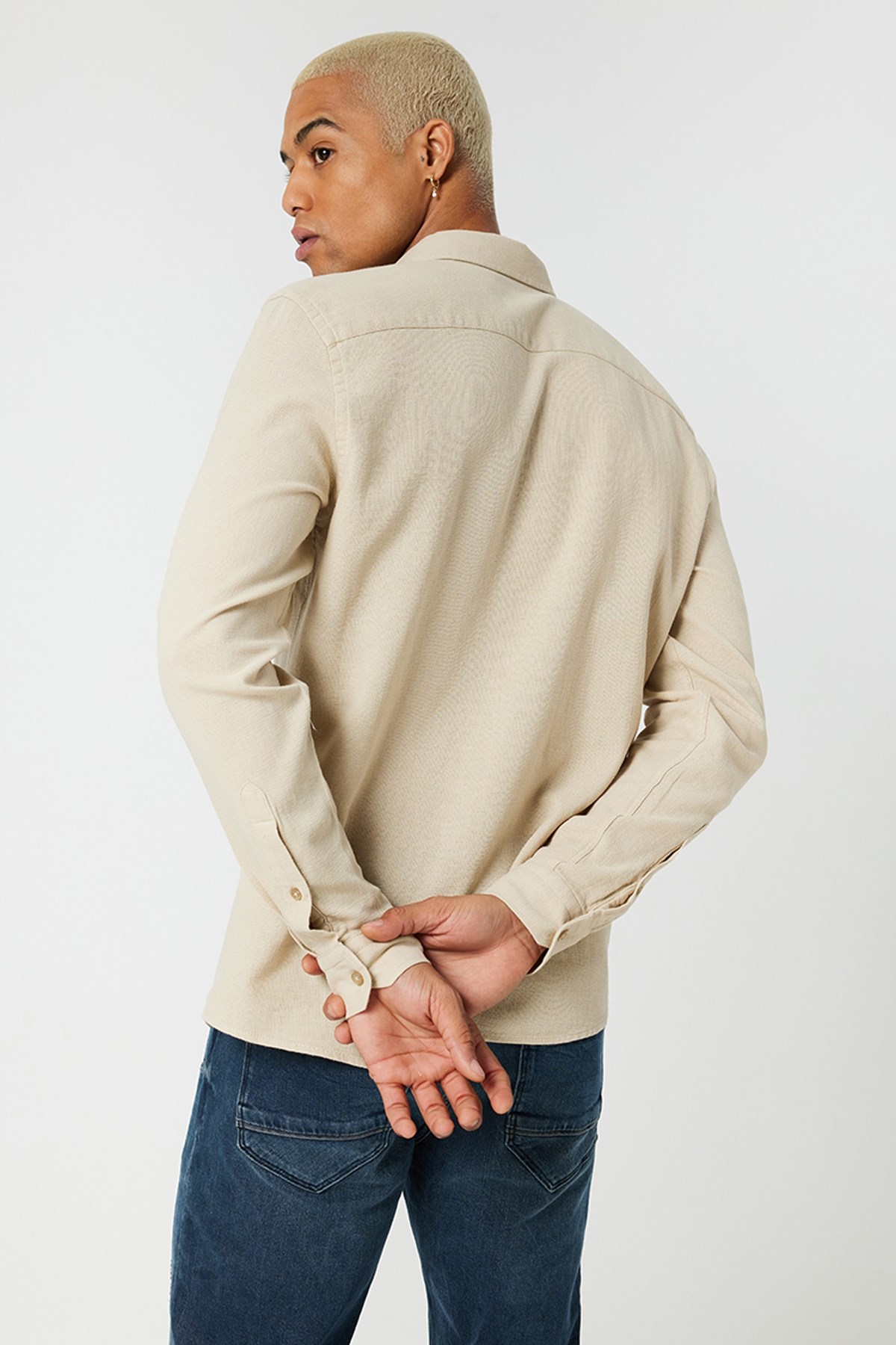 Loft Erkek Gömlek LF2027530 Ekru