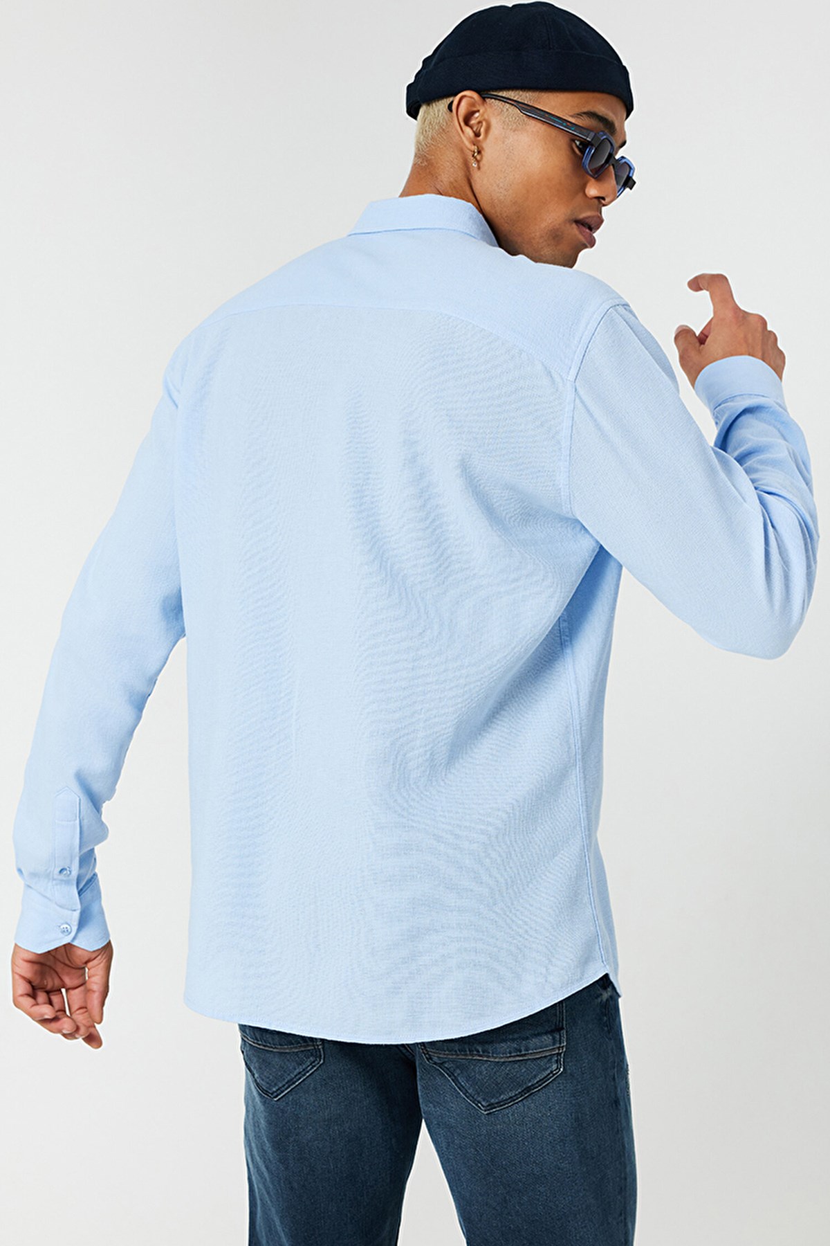 Loft Erkek Gömlek LF2027530 Mavi