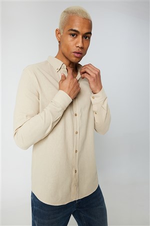 Loft Erkek Gömlek LF2027530 Ekru