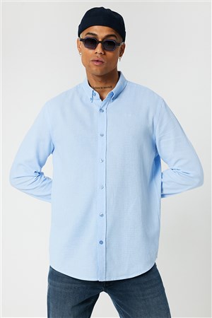 Loft Erkek Gömlek LF2027530 Mavi