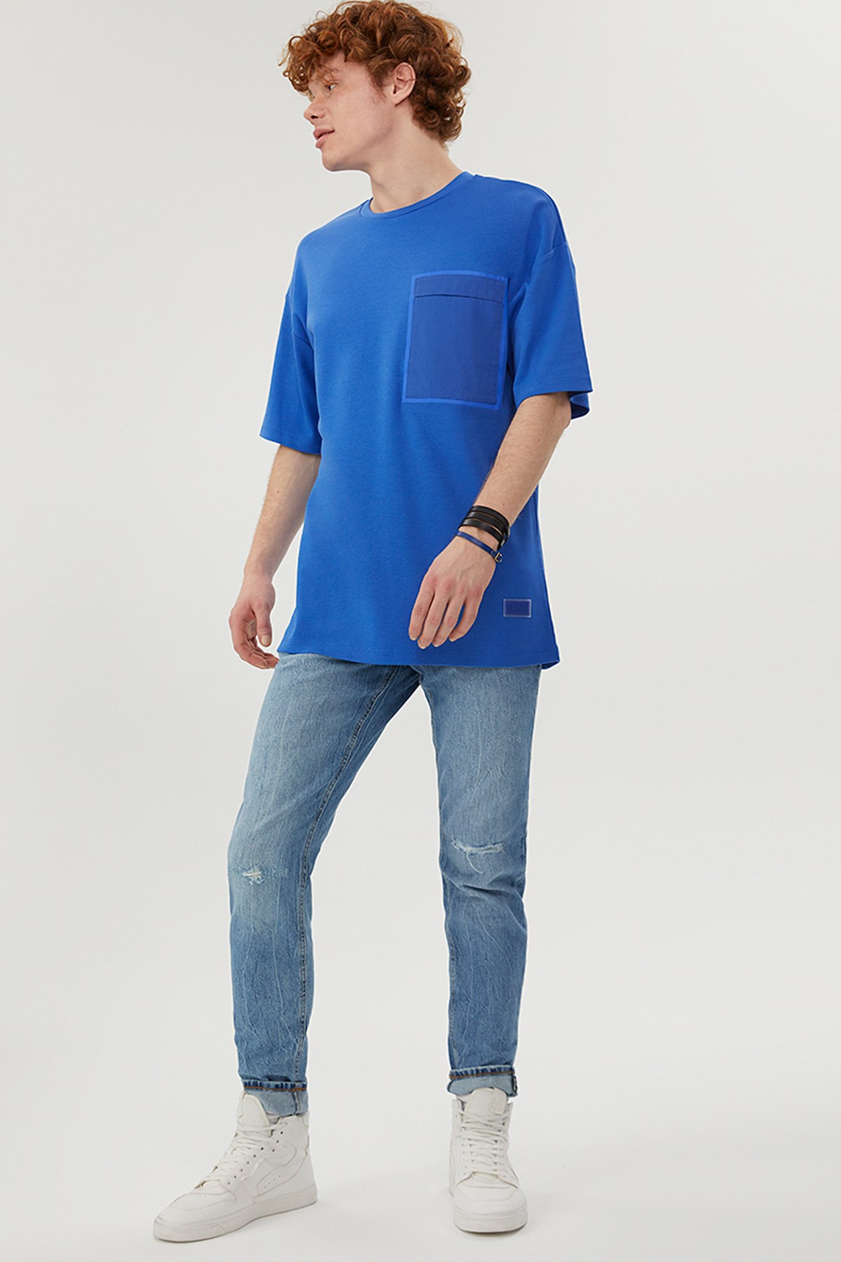 Loft  Mavi Erkek TişörtLF2027627 Mavi