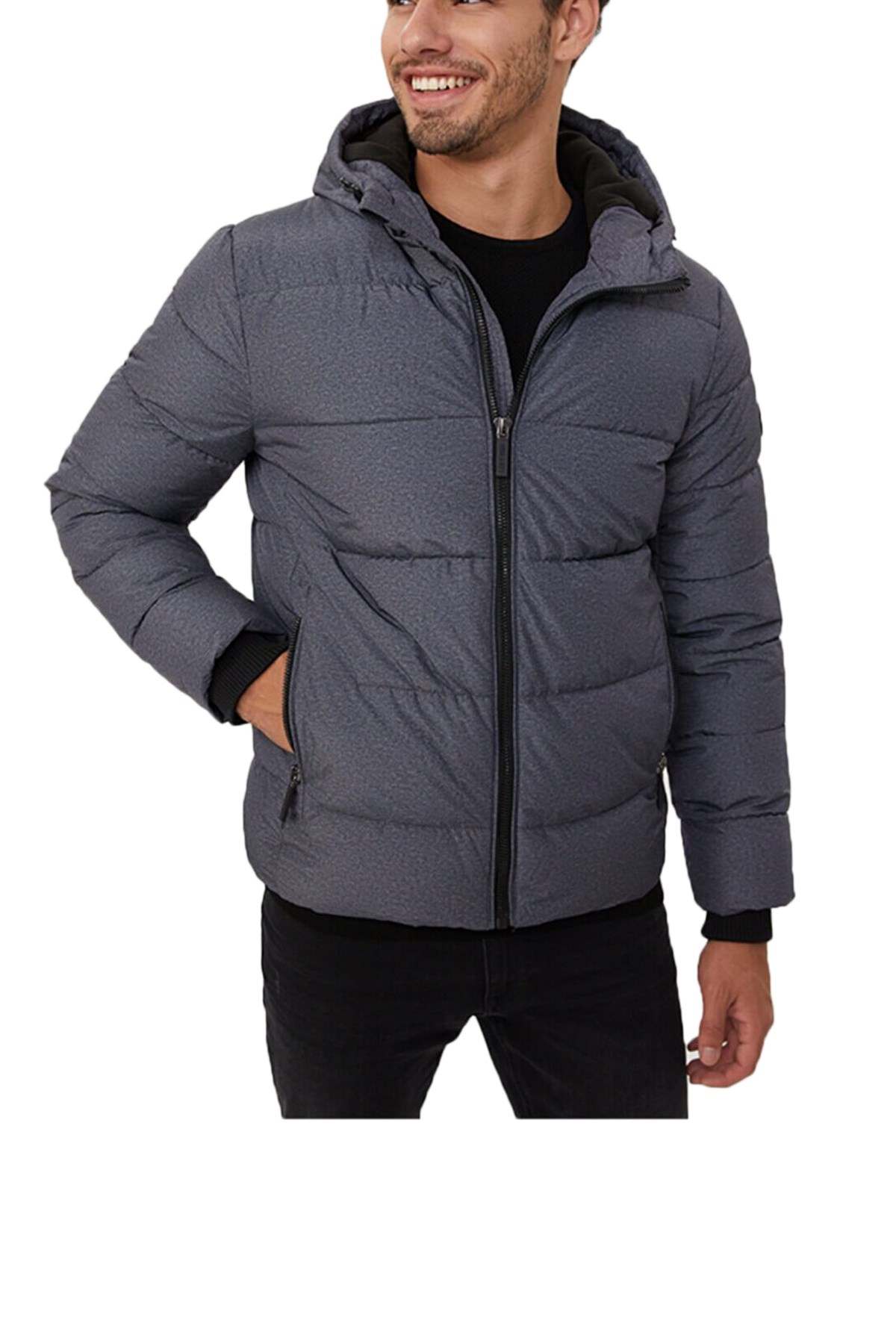 Loft Erkek Mont LF2027671 Gri