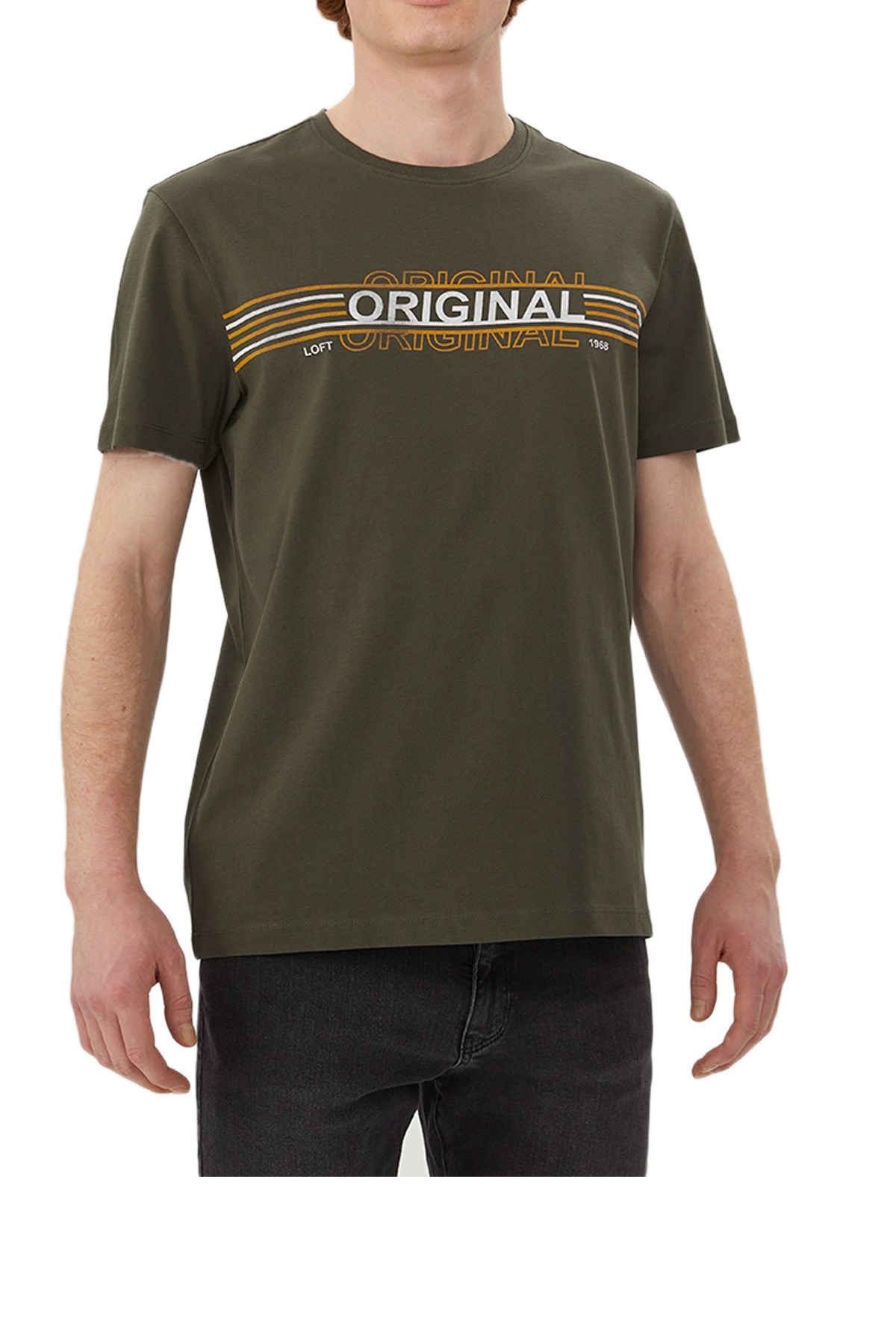 Loft  Erkek TişörtLF2027872 Haki
