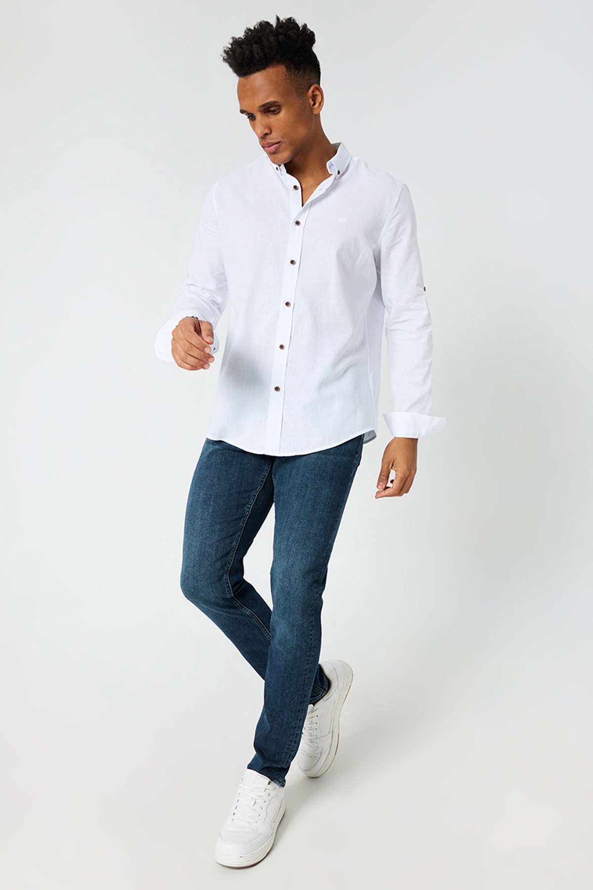 Loft Regular Fit Erkek Gömlek LF2027896 Beyaz