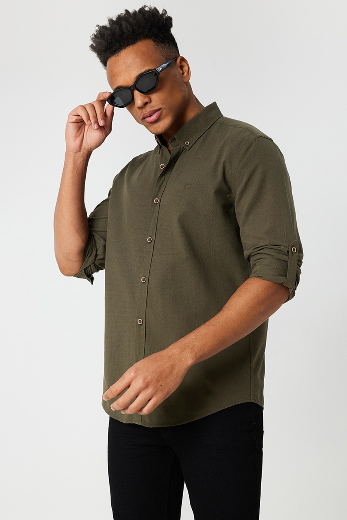 Loft Regular Fit Erkek Gömlek LF2027896 Haki