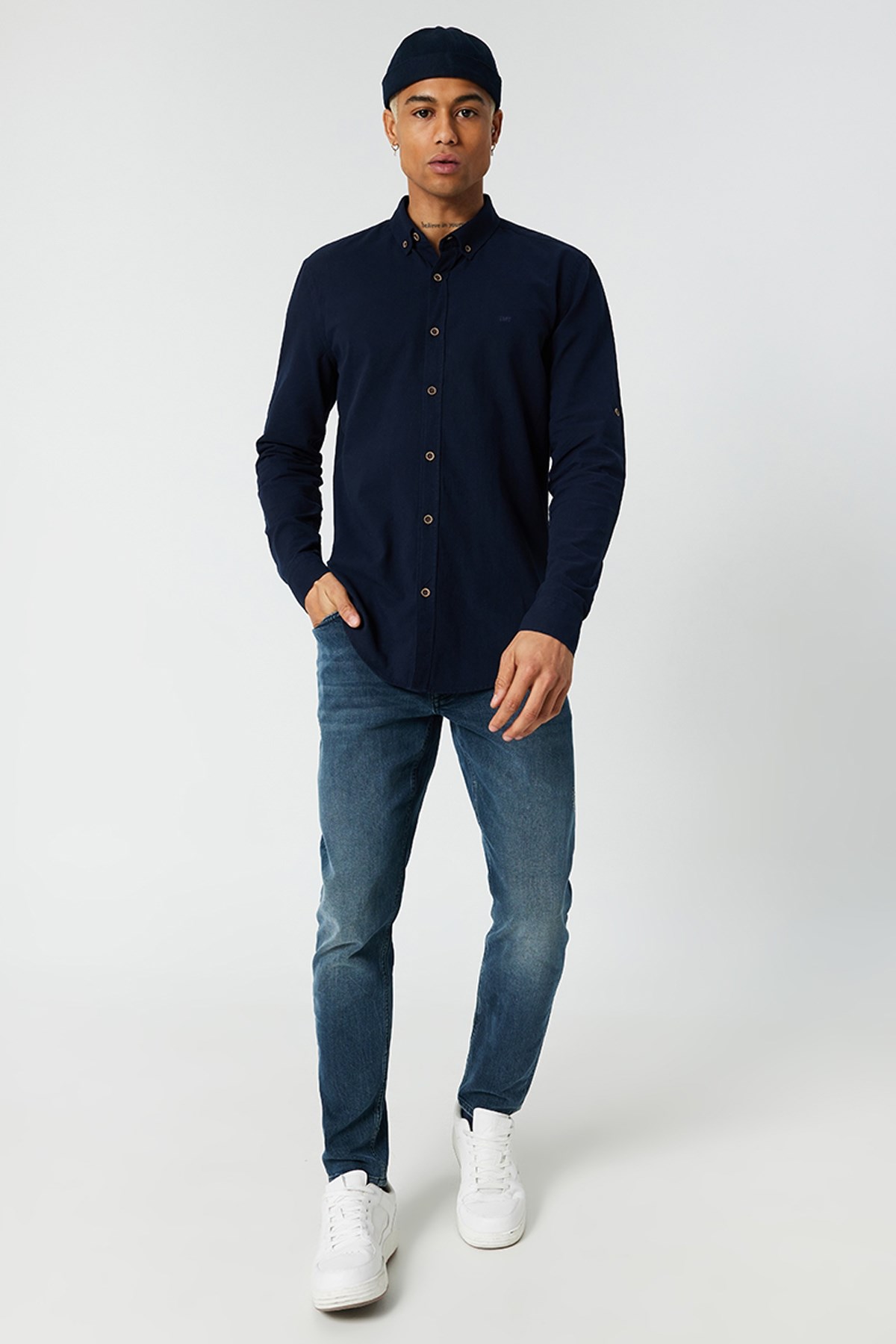 Loft Regular Fit Erkek Gömlek LF2027896 Lacivert