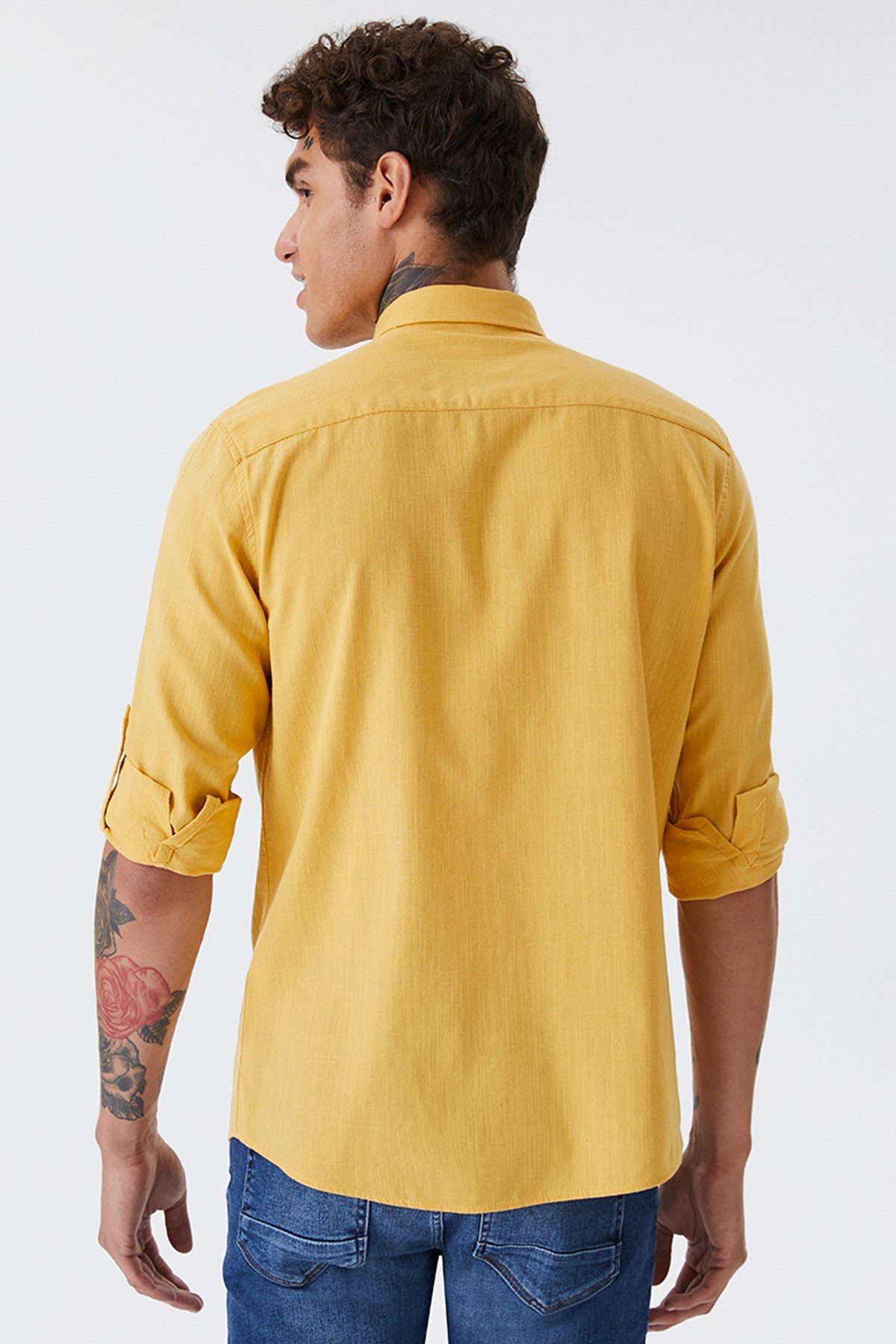 Loft Regular Fit Erkek Gömlek LF2027896 Sarı