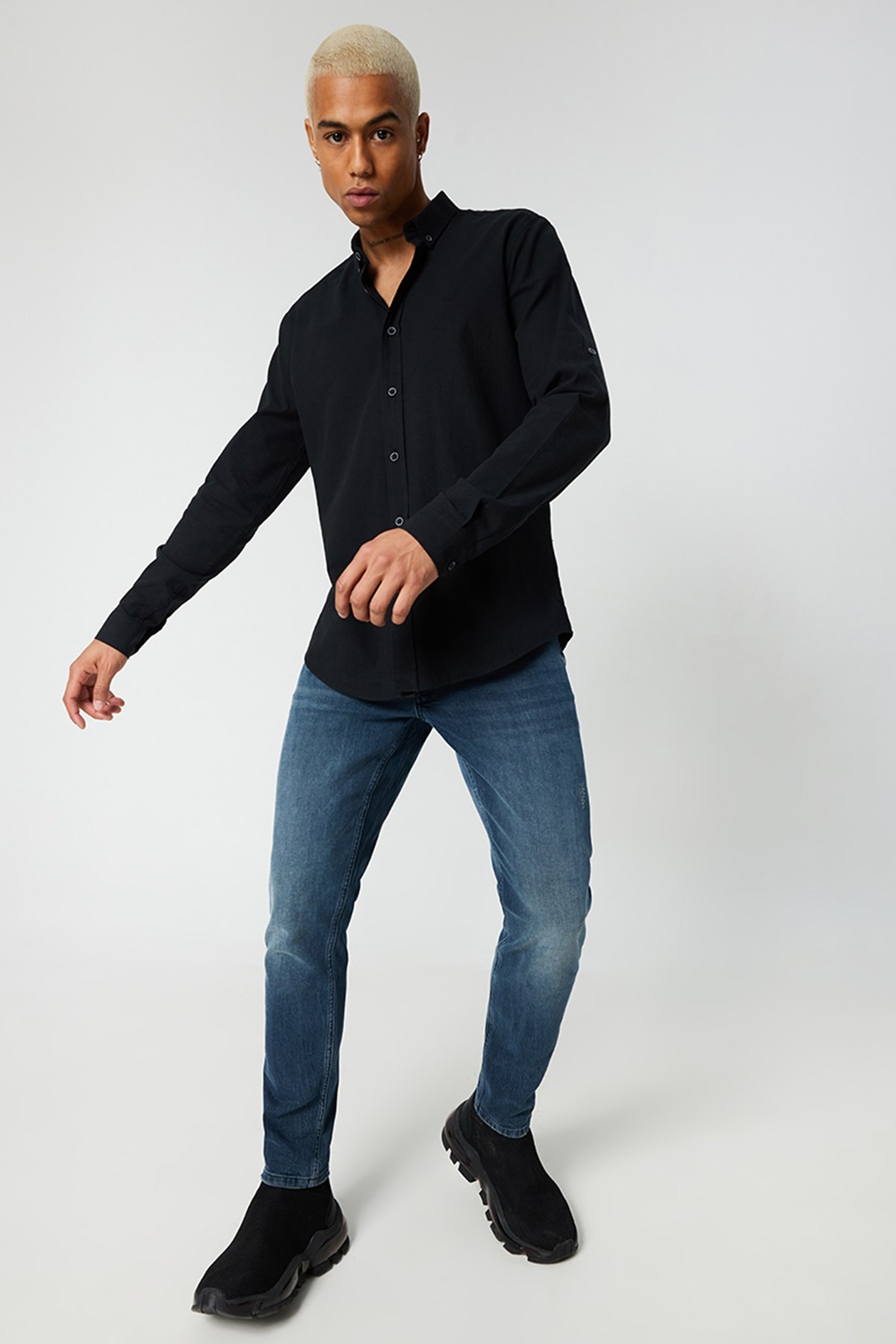 Loft Regular Fit Erkek Gömlek LF2027896 Siyah