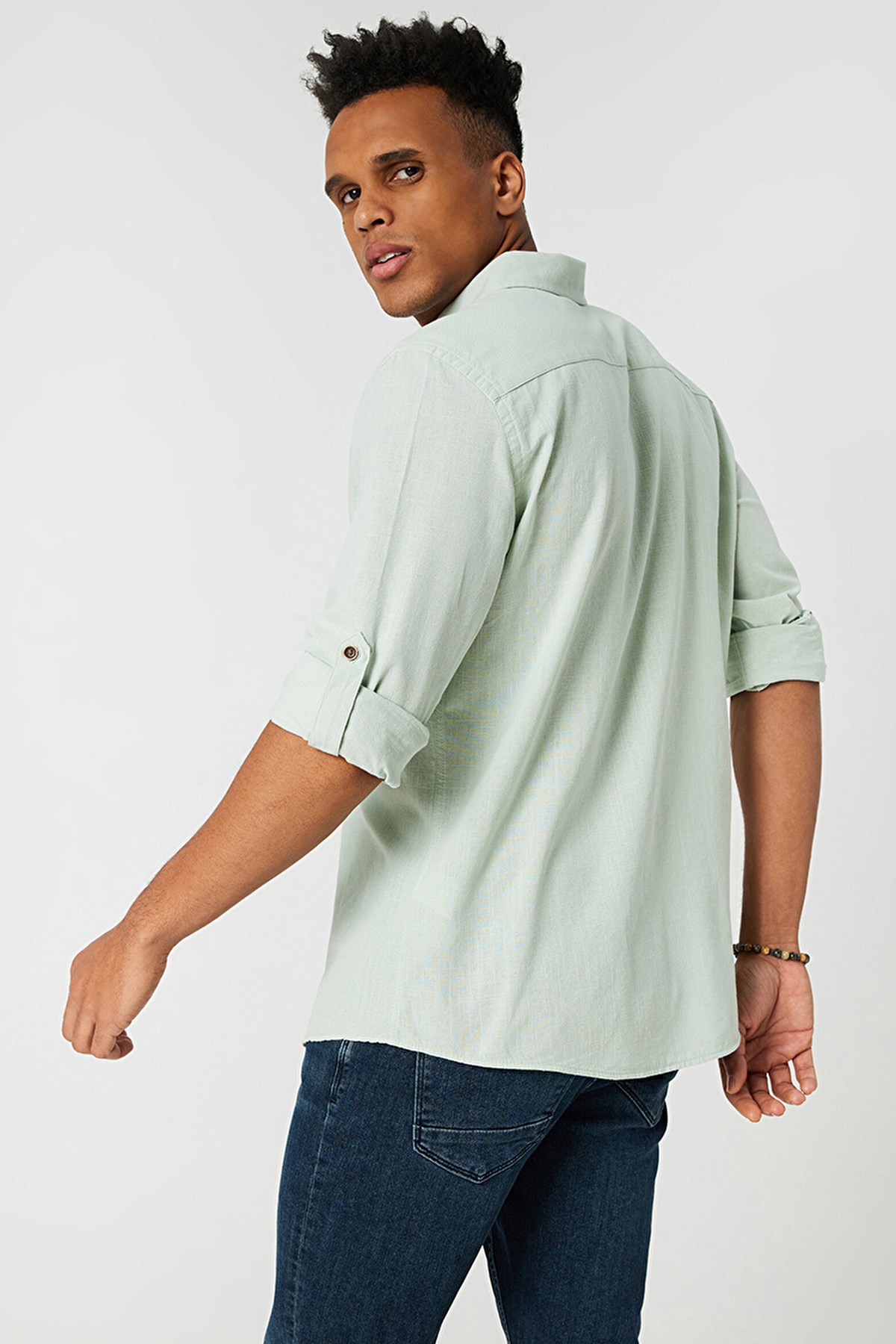 Loft Regular Fit Erkek Gömlek LF2027896 Yeşil