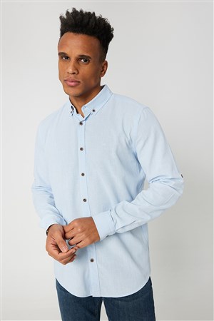 Loft Regular Fit Erkek Gömlek LF2027896 Mavi