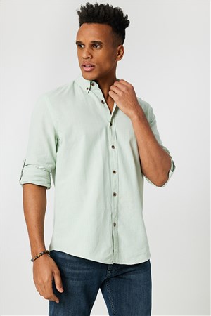 Loft Regular Fit Erkek Gömlek LF2027896 Yeşil