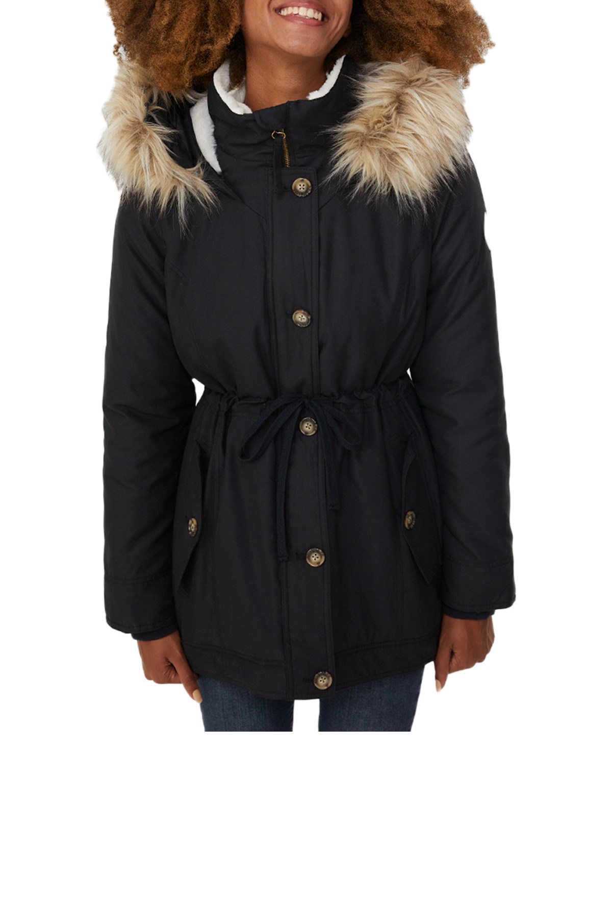 Loft Kadın Kaban LF2027934 Siyah