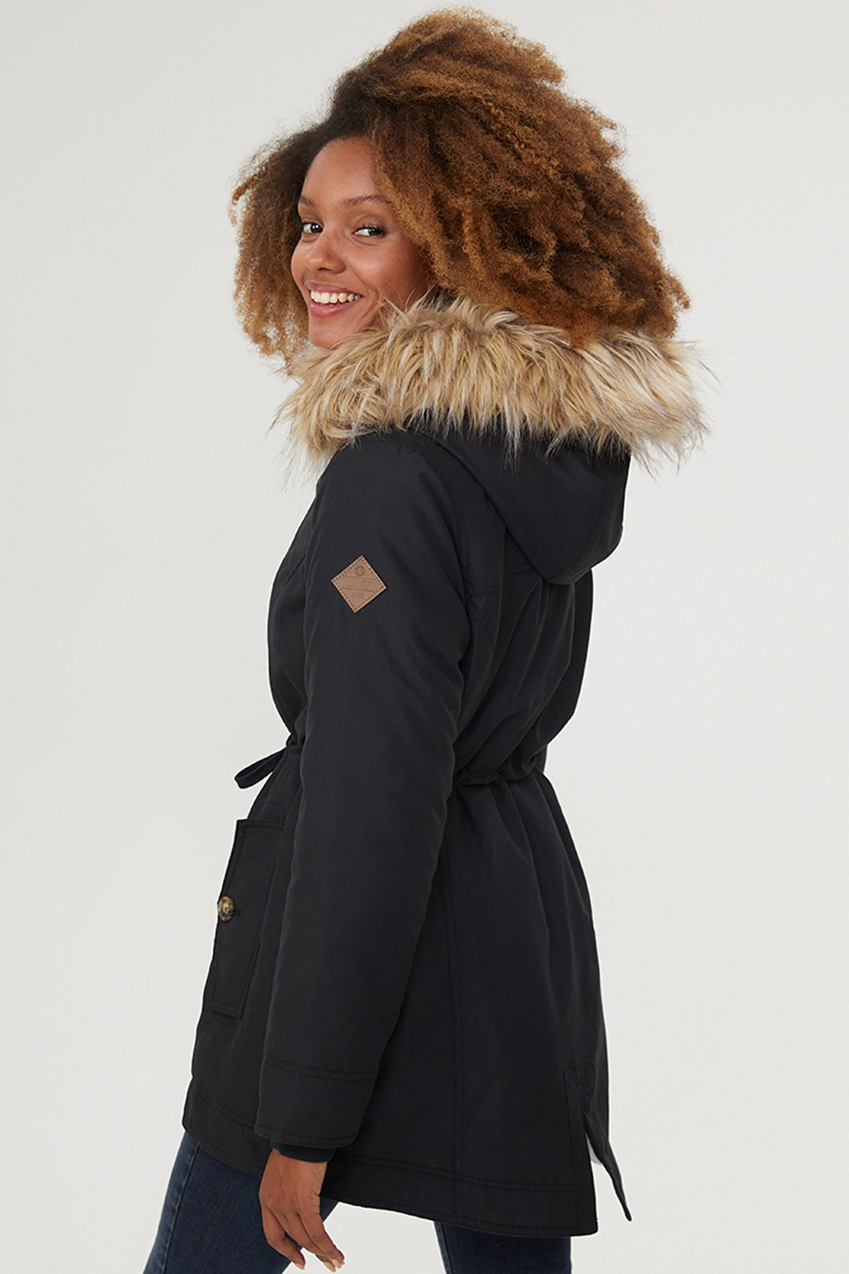 Loft Kadın Kaban LF2027934 Siyah