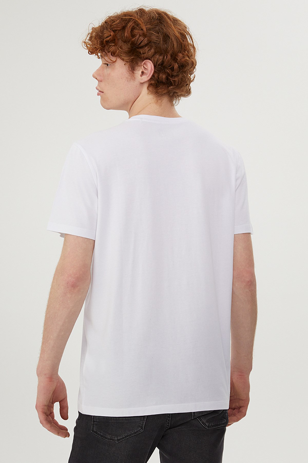 Loft Regular Fit Erkek Tişört LF2028000 Beyaz