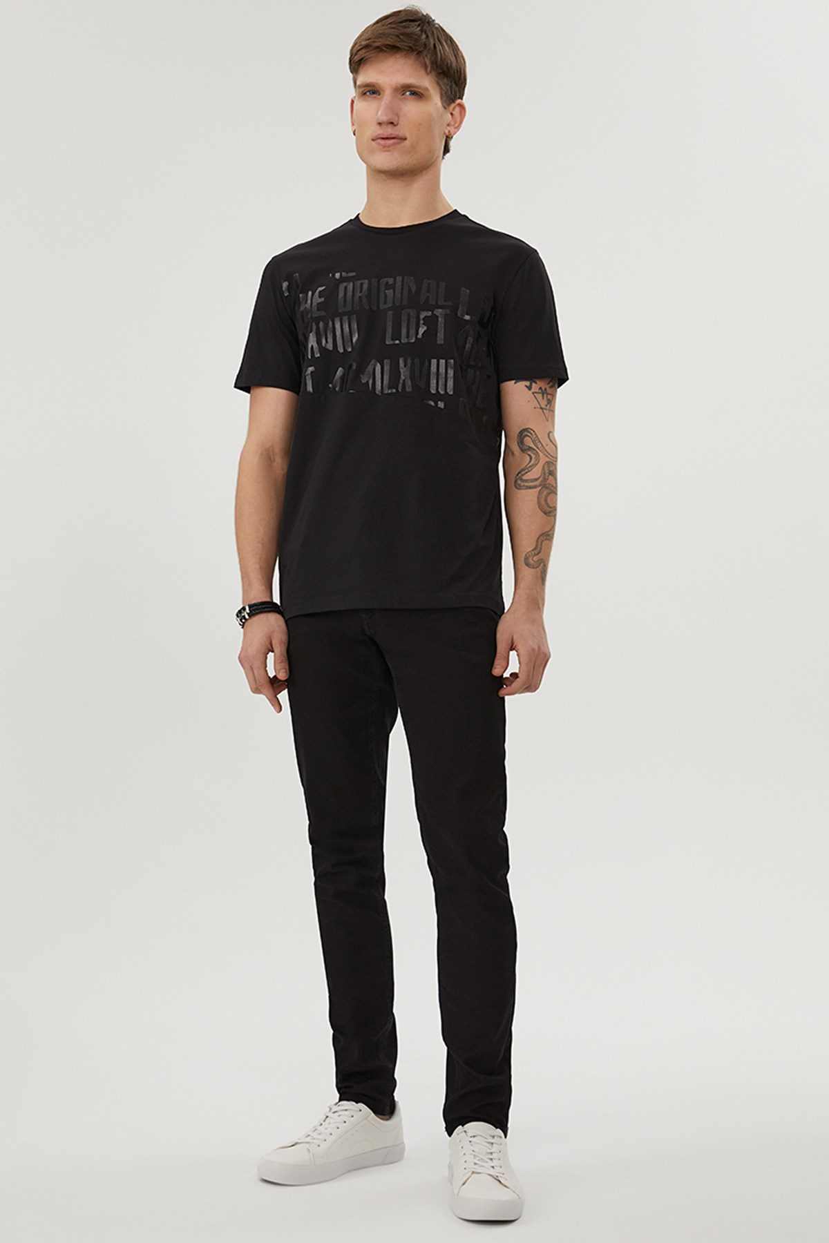Loft  Siyah Erkek TişörtLF2028076 Siyah