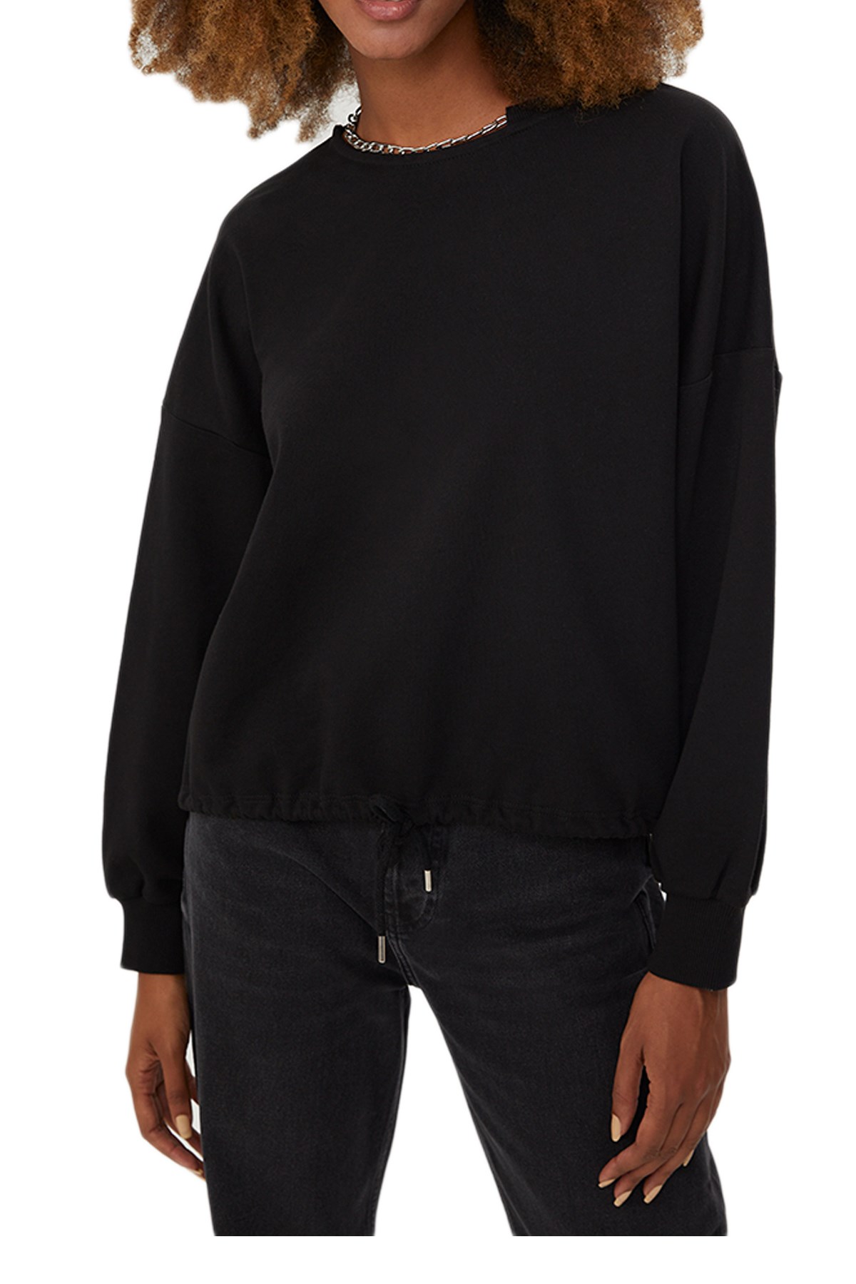 Loft Kadın Sweatshirt LF2028095 Siyah