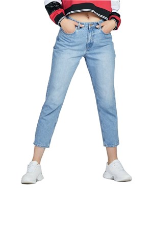Loft Mom Naggy Light Wash Kadın Kot Pantolon LF2028114