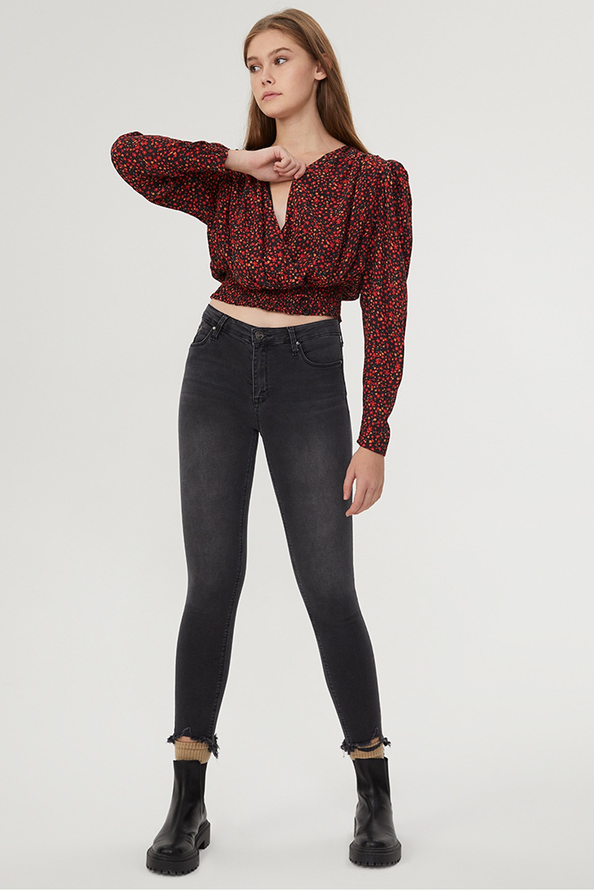 Loft Kadın Bluz LF2028207 Turuncu