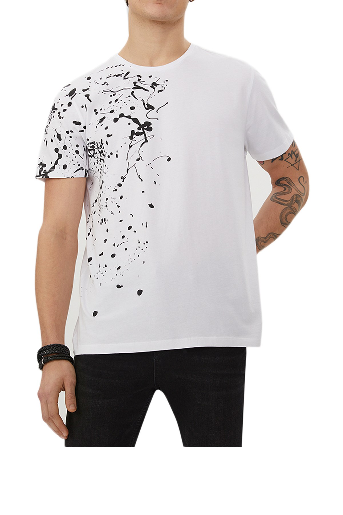 Loft Beyaz Erkek TişörtLF2028286 Beyaz