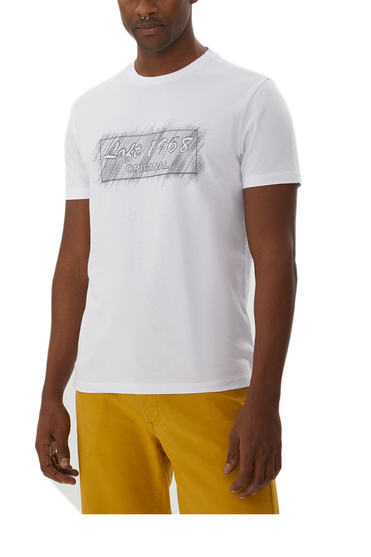 Loft Erkek TişörtLF2028290 Beyaz