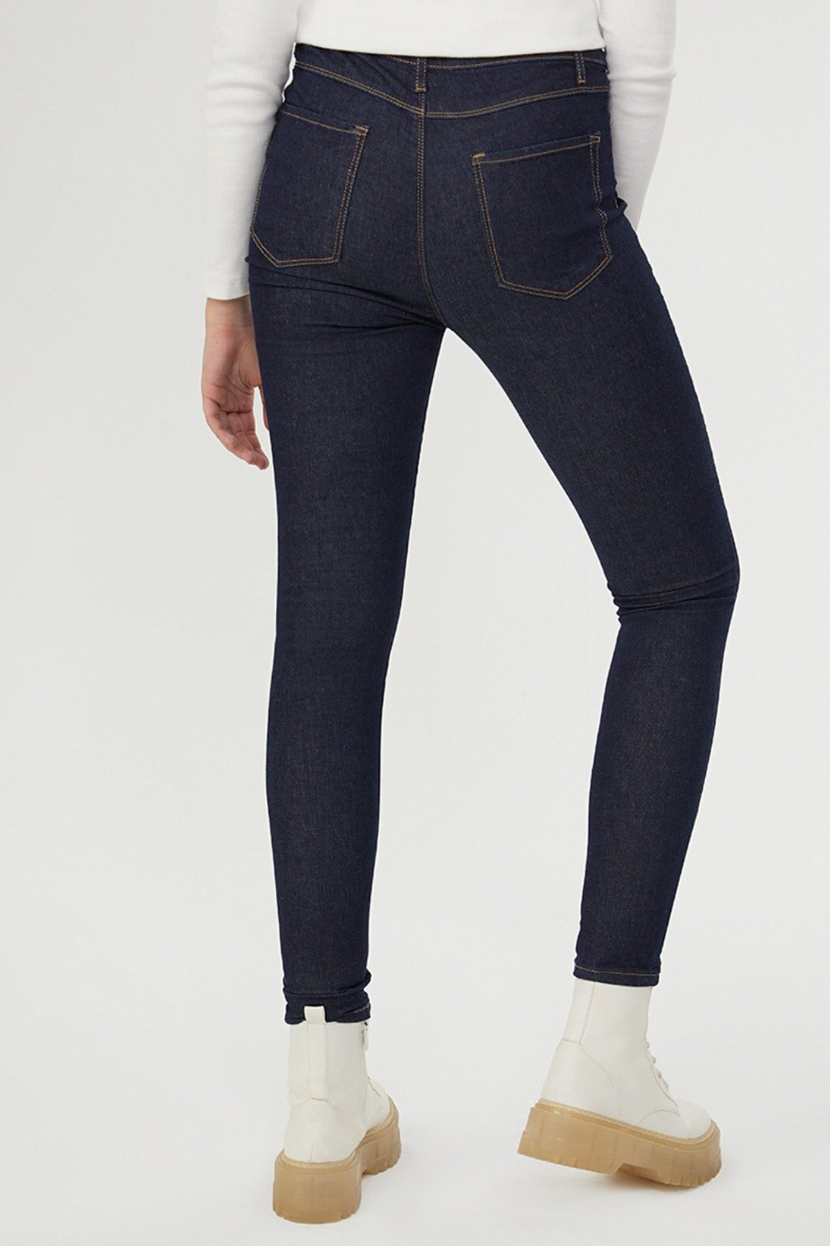 Loft Natalie Lesy Dark Wash Kadın Kot Pantolon LF2028293 Lacivert