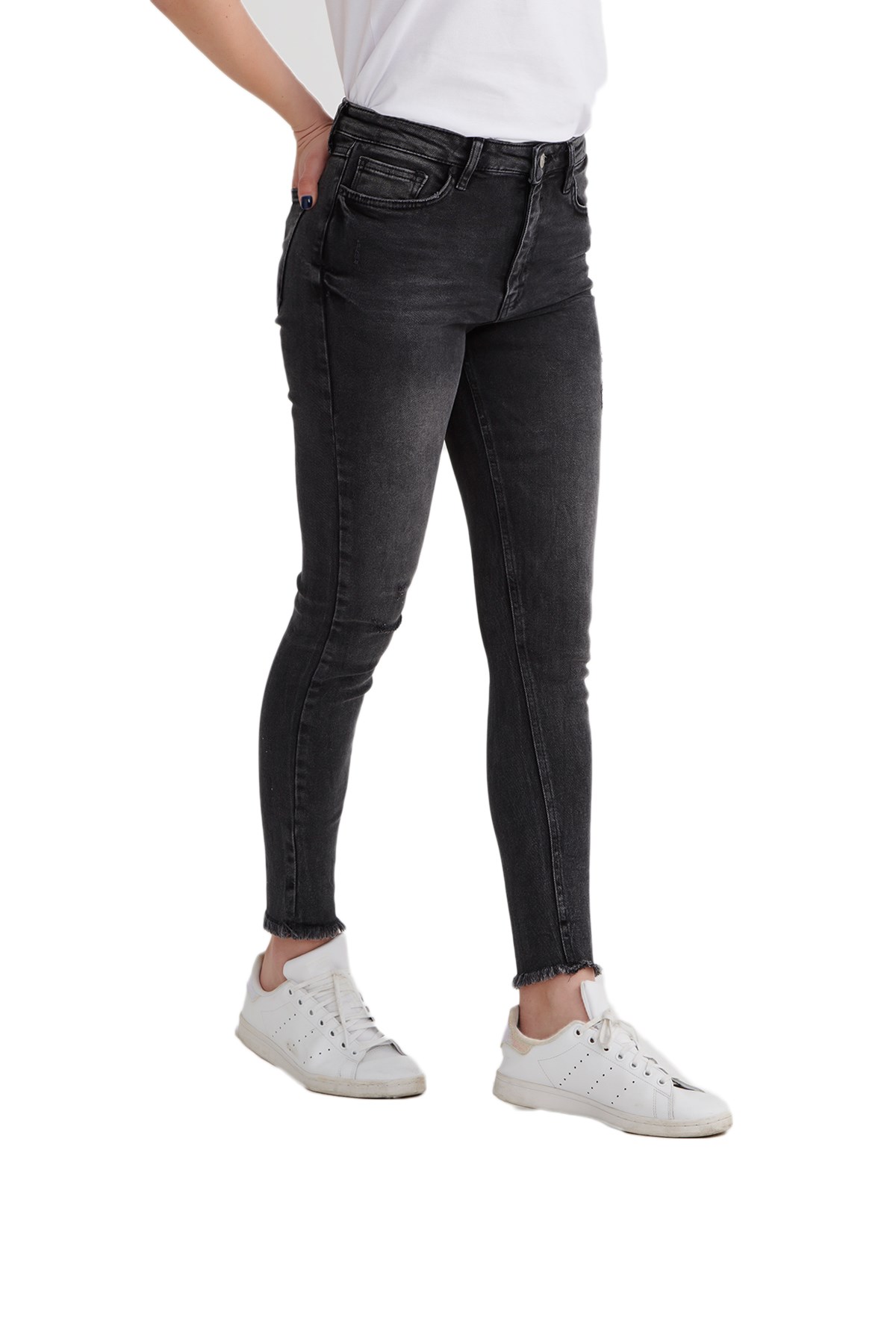 Loft Natalie Cara Antra Wash Kadın Kot Pantolon LF2028349 Lacivert