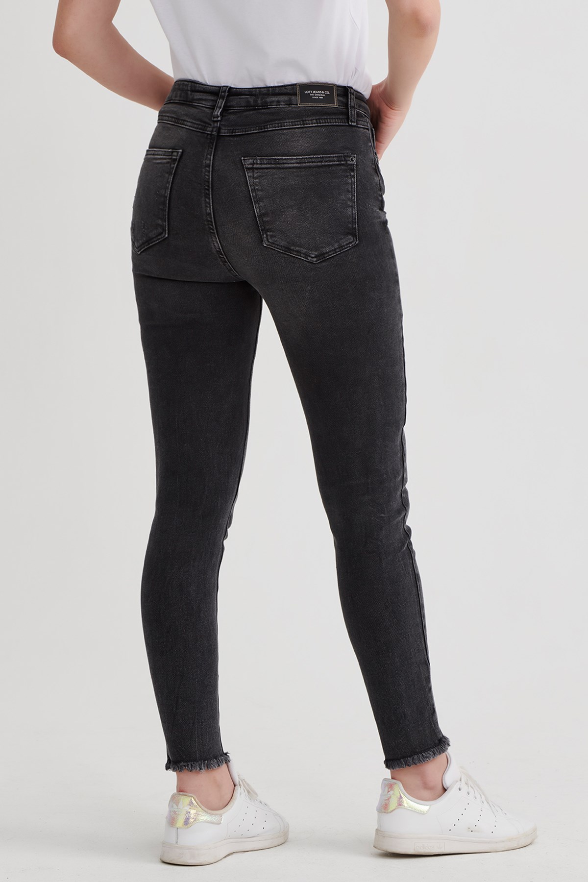 Loft Natalie Cara Antra Wash Kadın Kot Pantolon LF2028349 Lacivert