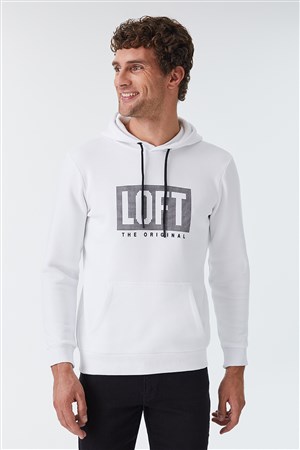 Loft Regular Fit Erkek Sweatshirt LF2028610 Beyaz