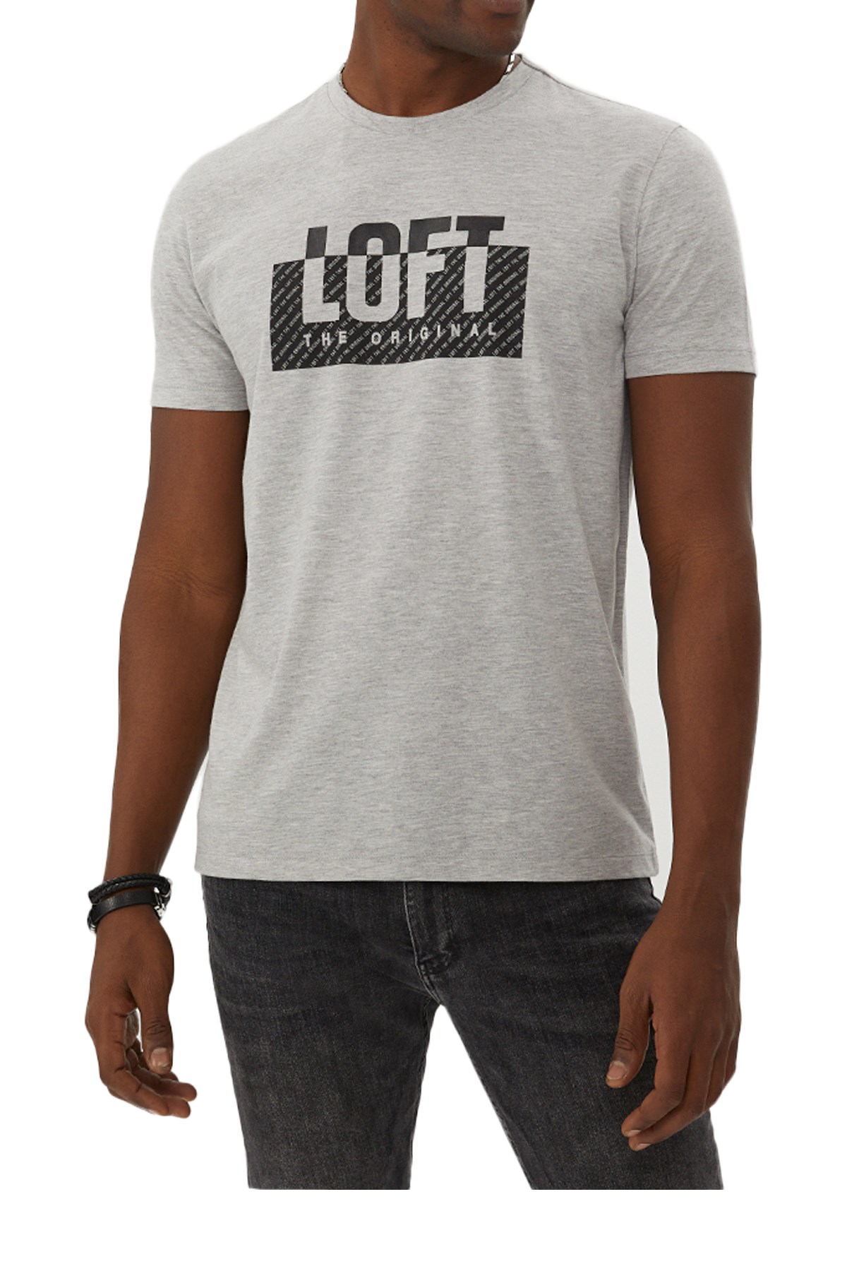 Loft Erkek TişörtLF2028611 Gri