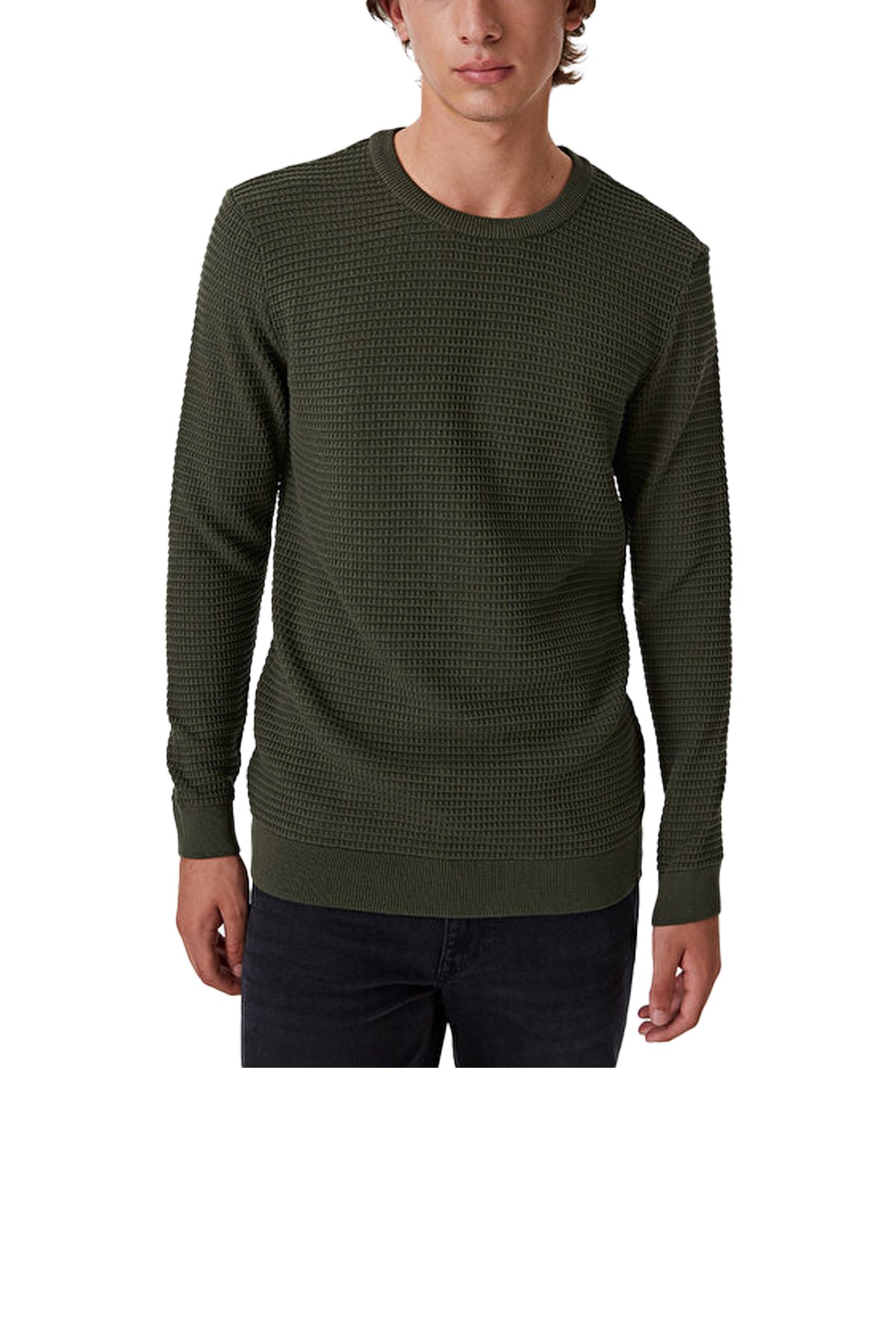 Loft Erkek Kazak LF2028617 Haki