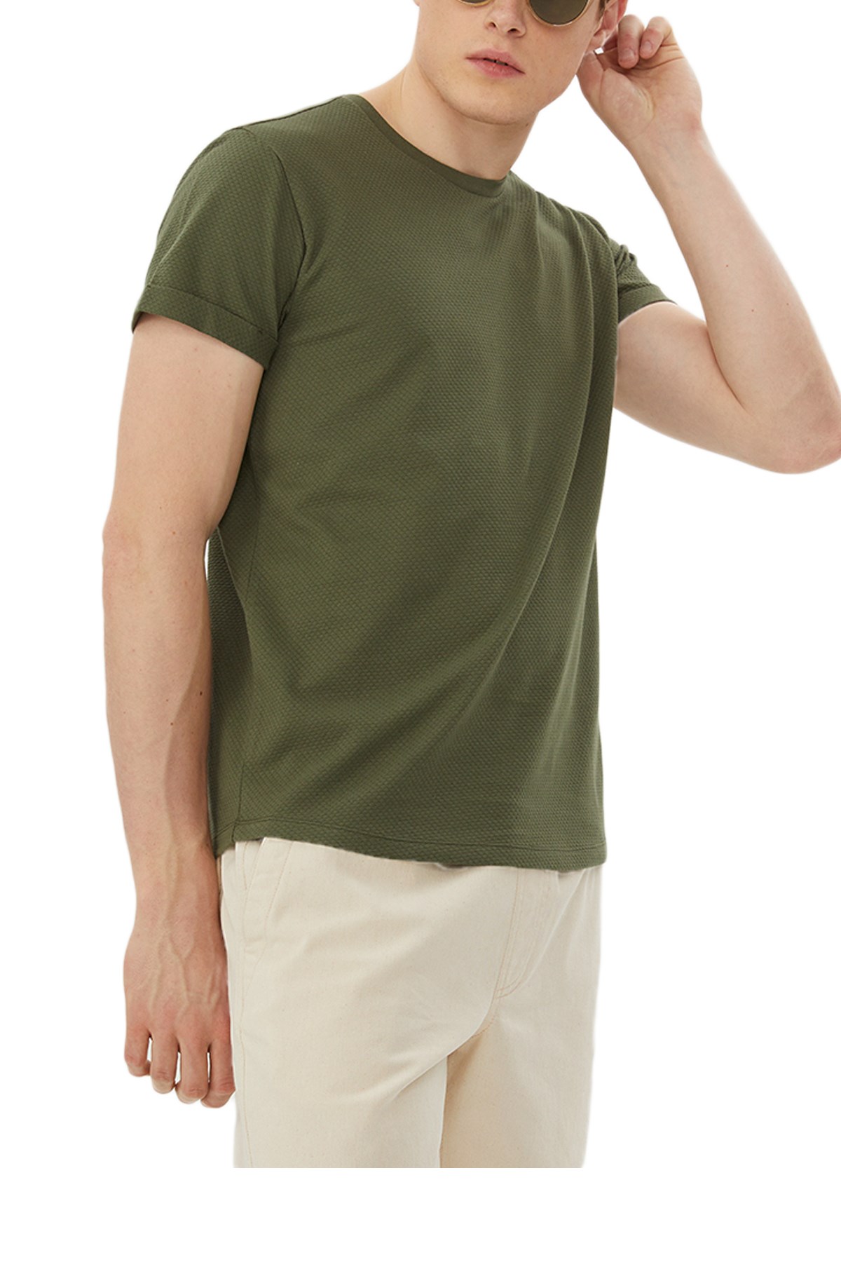 Loft Regular Fit Erkek Tişört LF2028618 Haki