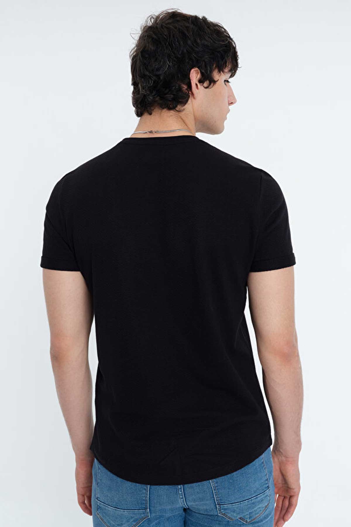 Loft Regular Fit Erkek Tişört LF2028618 Siyah