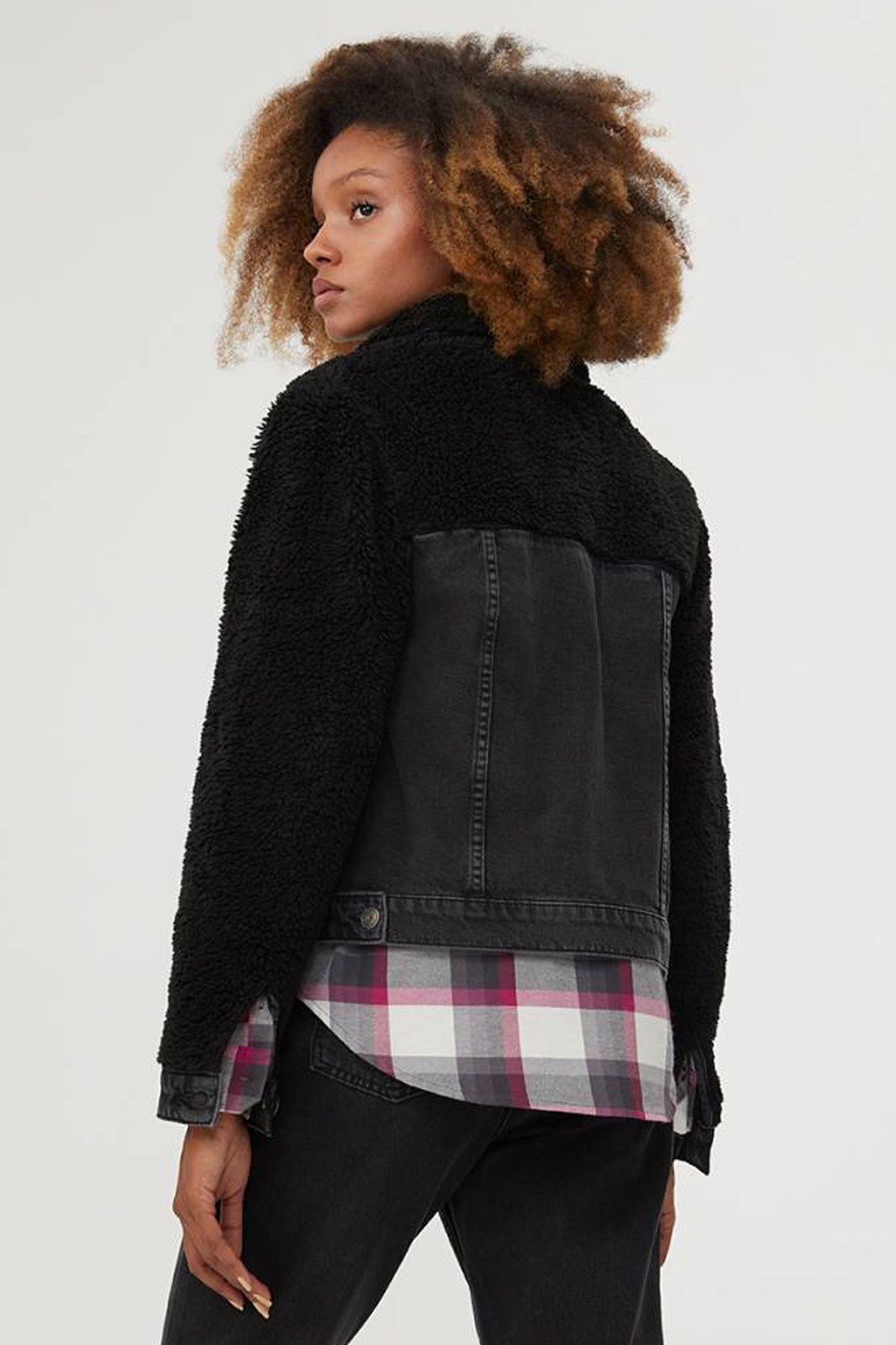 Loft Hannah Wash Kadın Kot Ceket LF2028658 Siyah