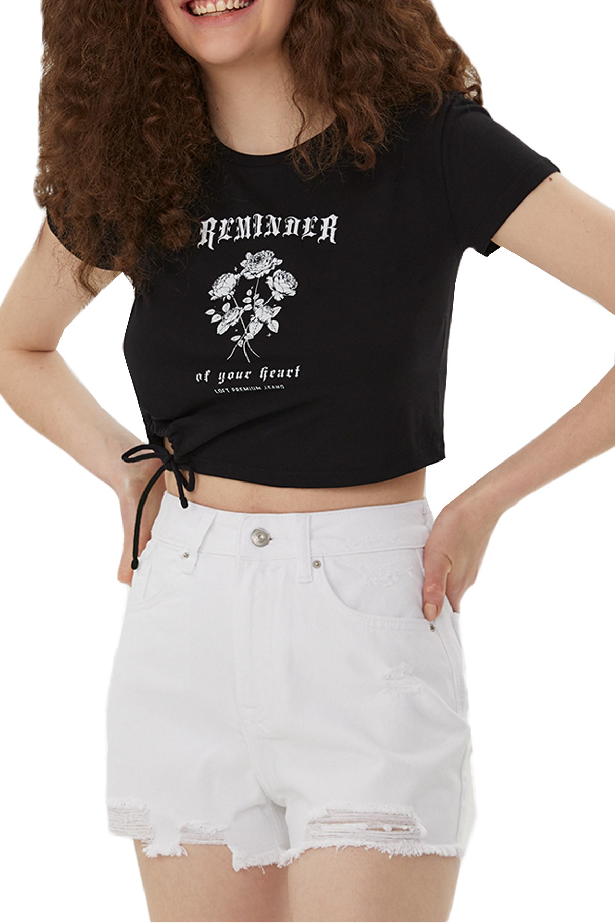 Loft Siyah Kadın TişörtLF2028789 Siyah