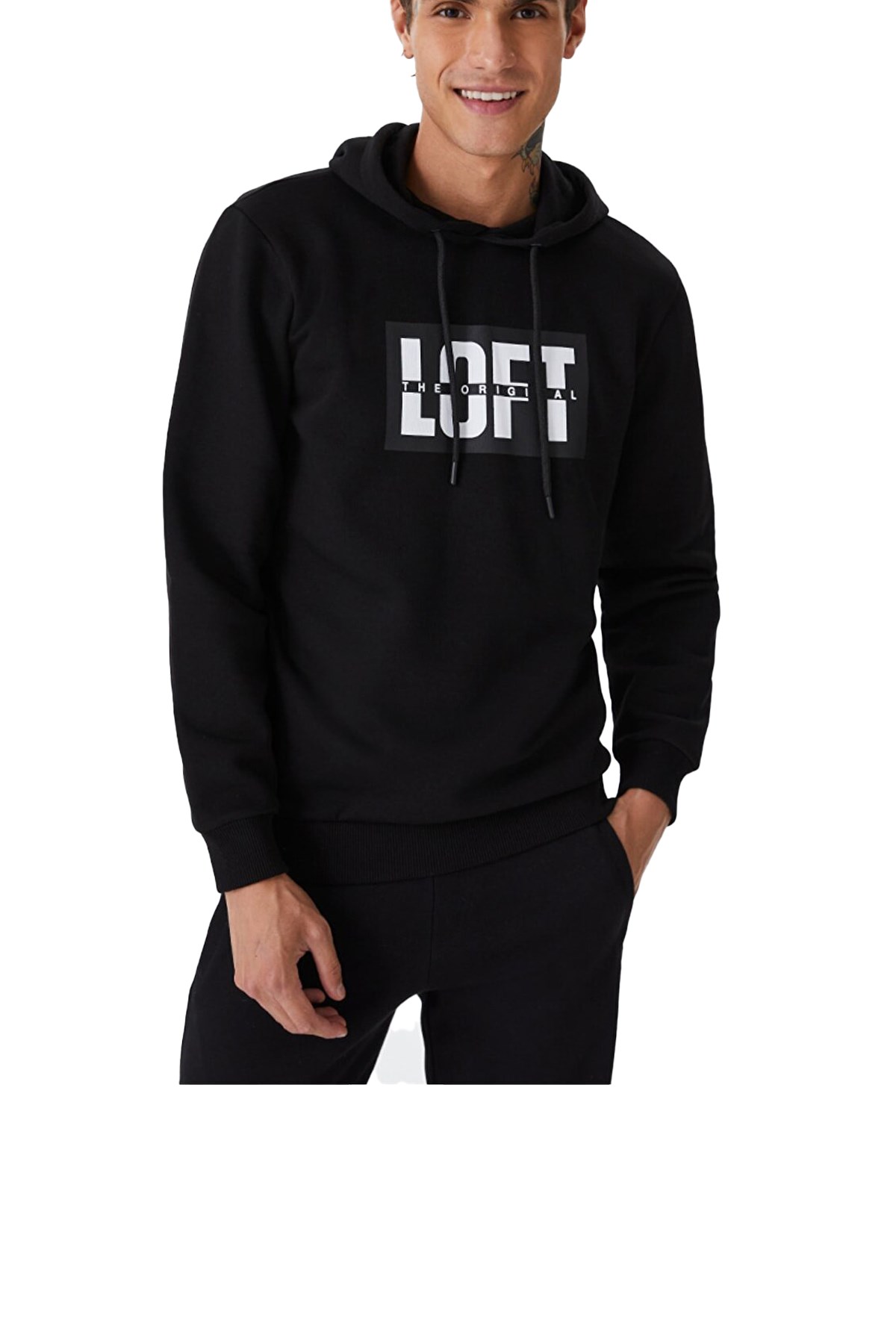 Loft Erkek Sweatshirt LF2028817 Siyah