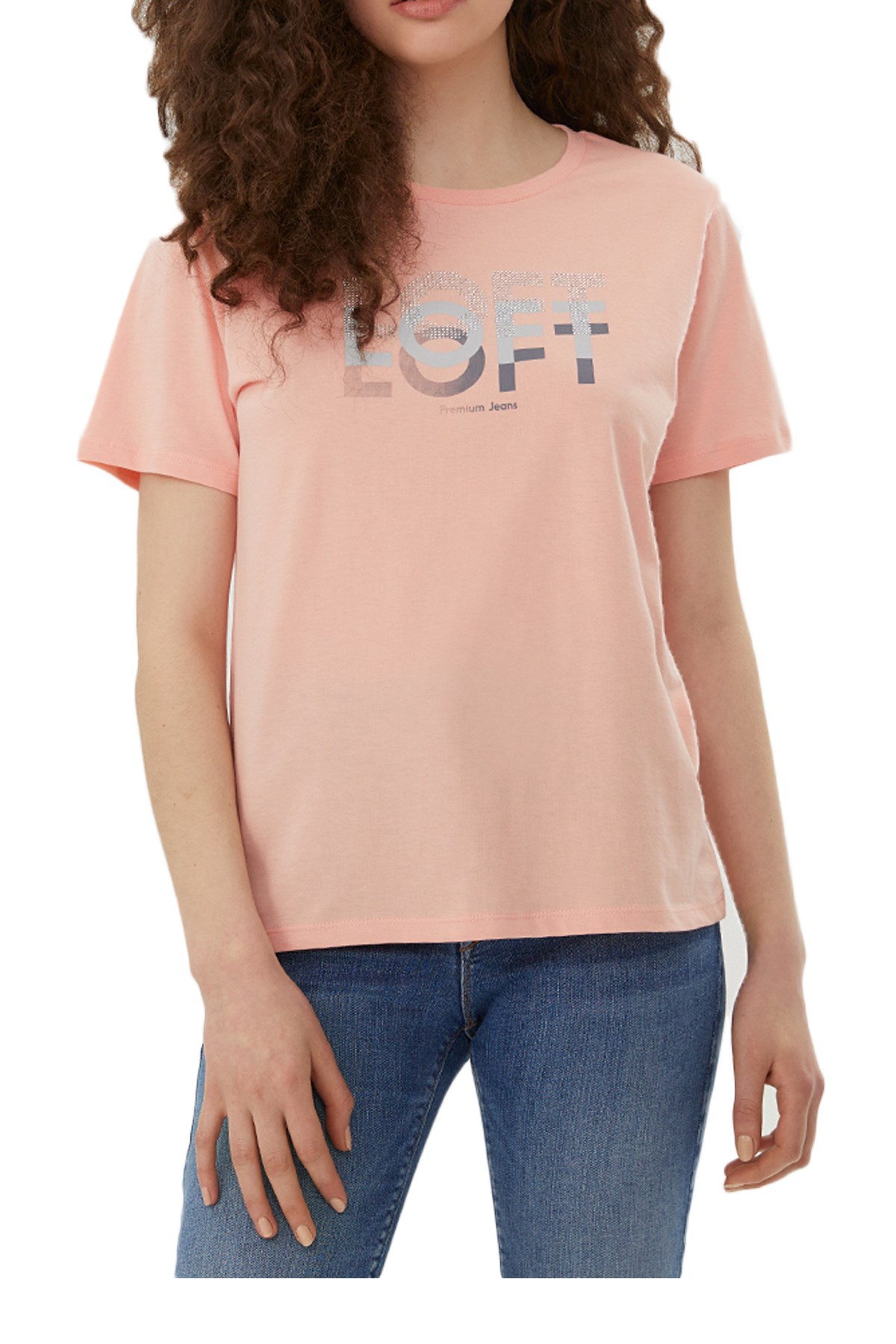 Loft Kadın TişörtLF2028853 Pembe