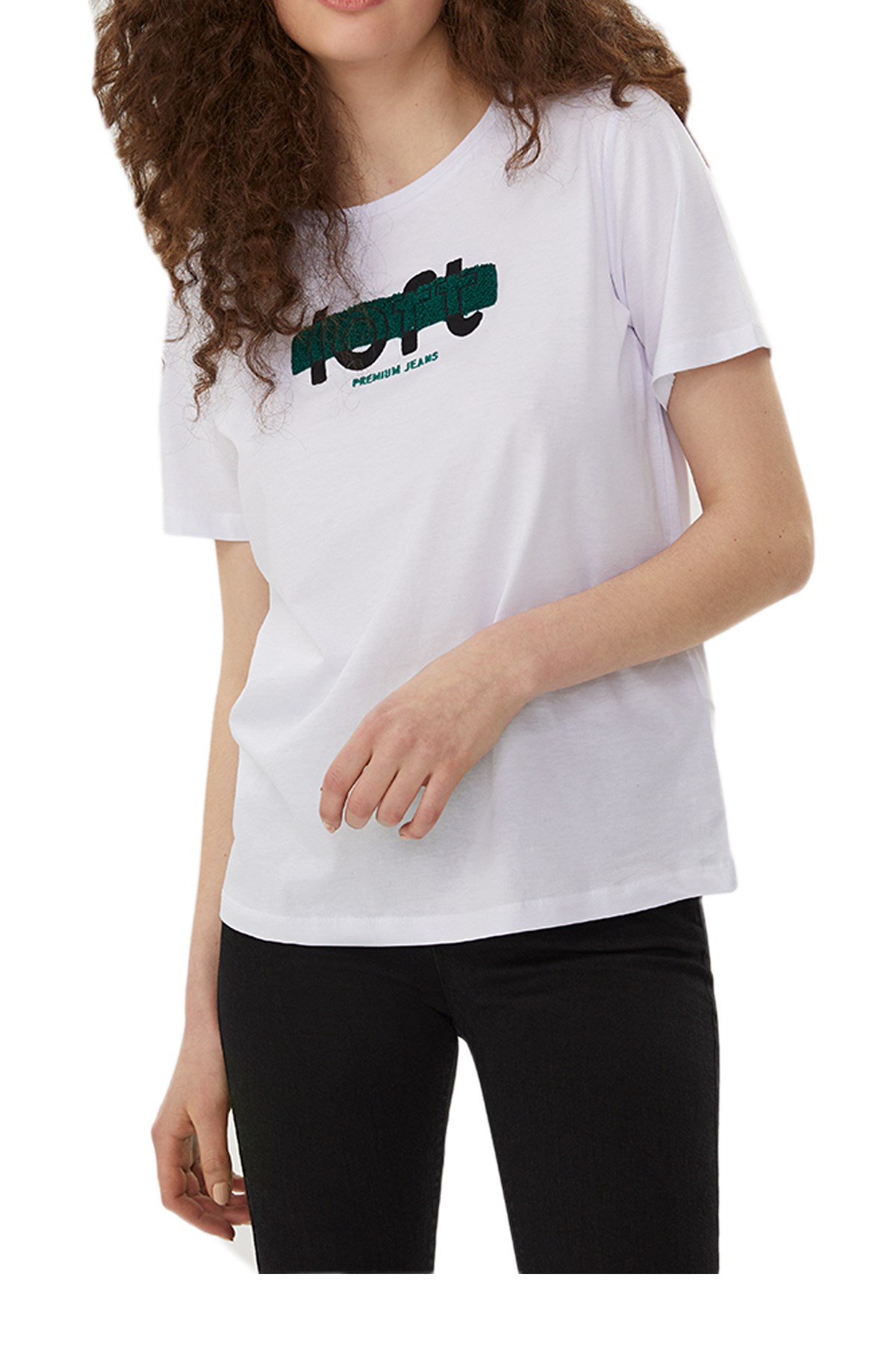Loft Kadın TişörtLF2028855 Beyaz
